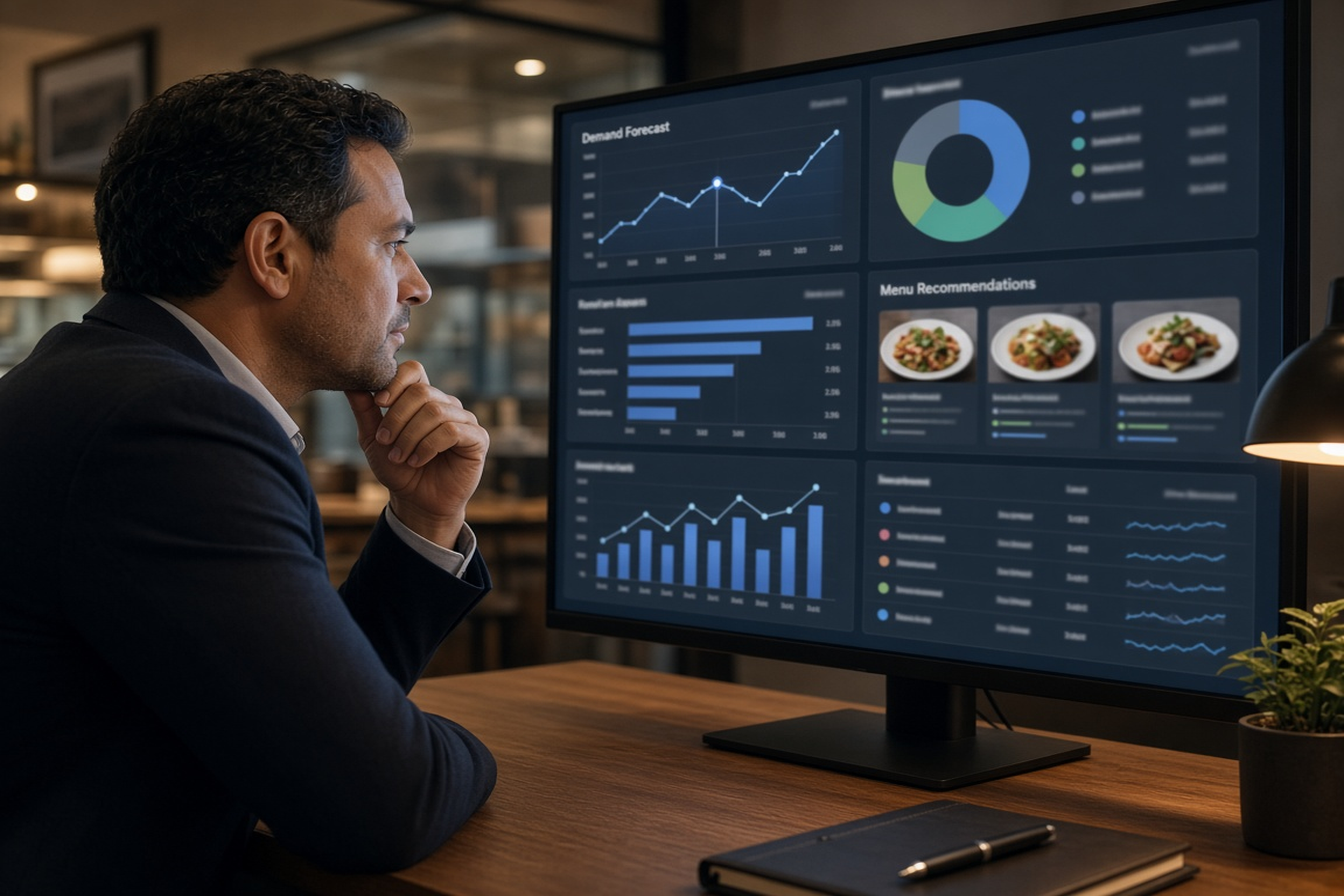 AI-powered restaurant demand forecasting and menu recommendations