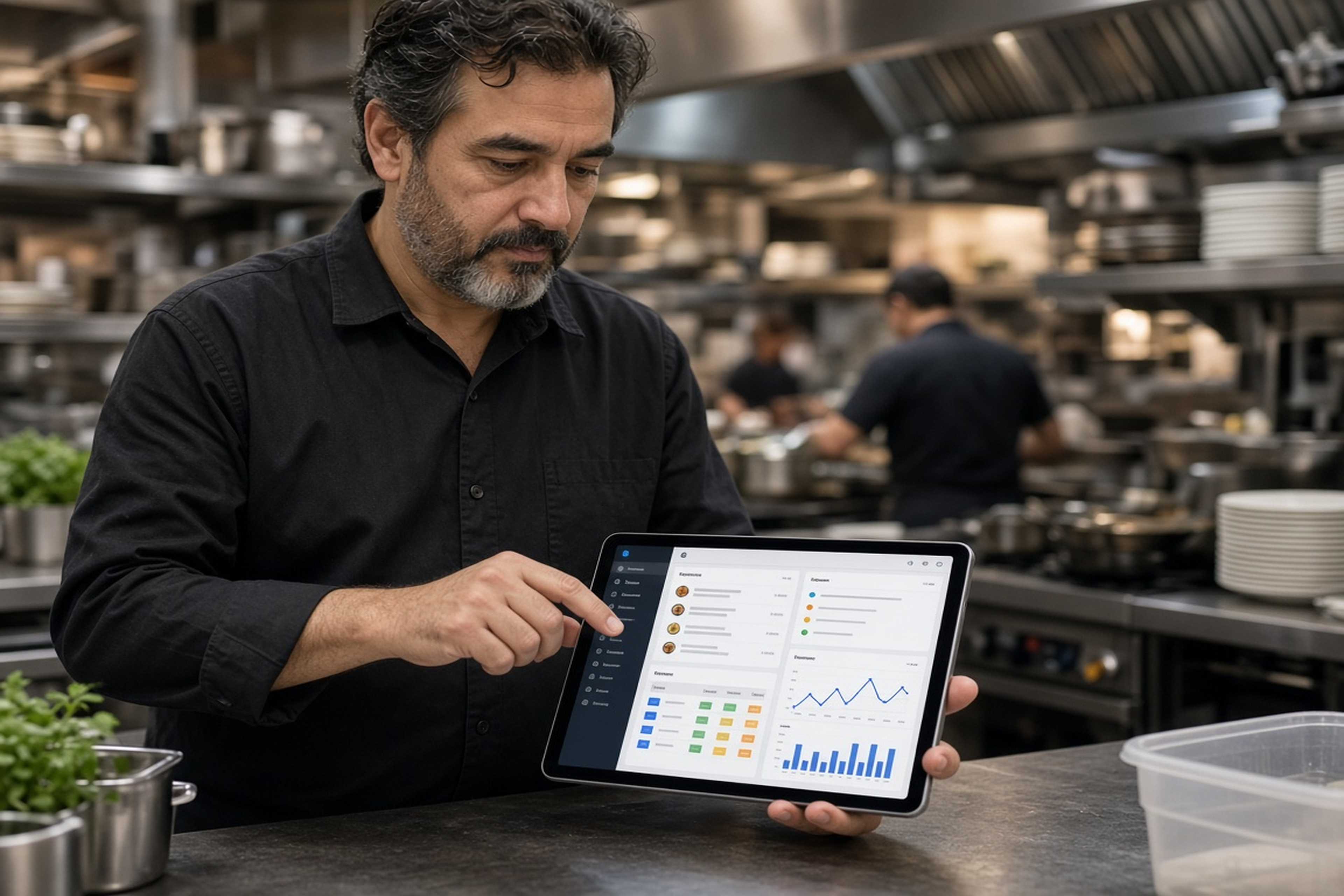 Restaurant admin panel features