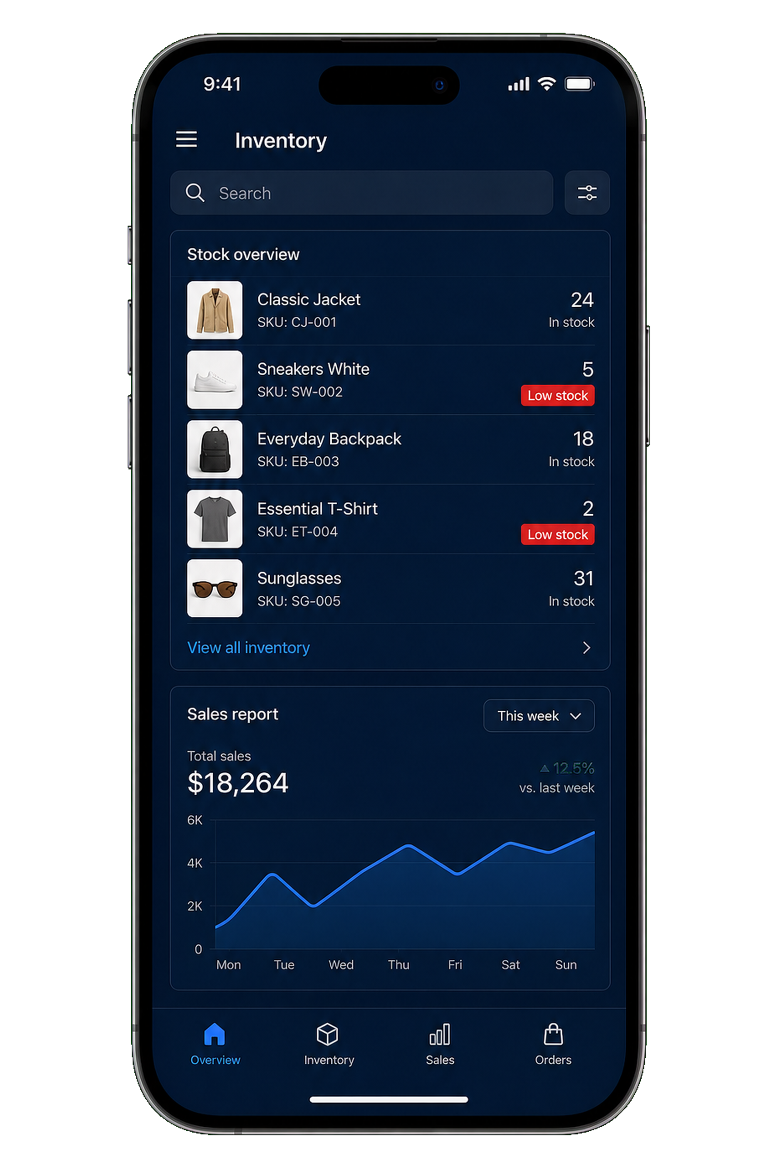 Lightspeed clone inventory app