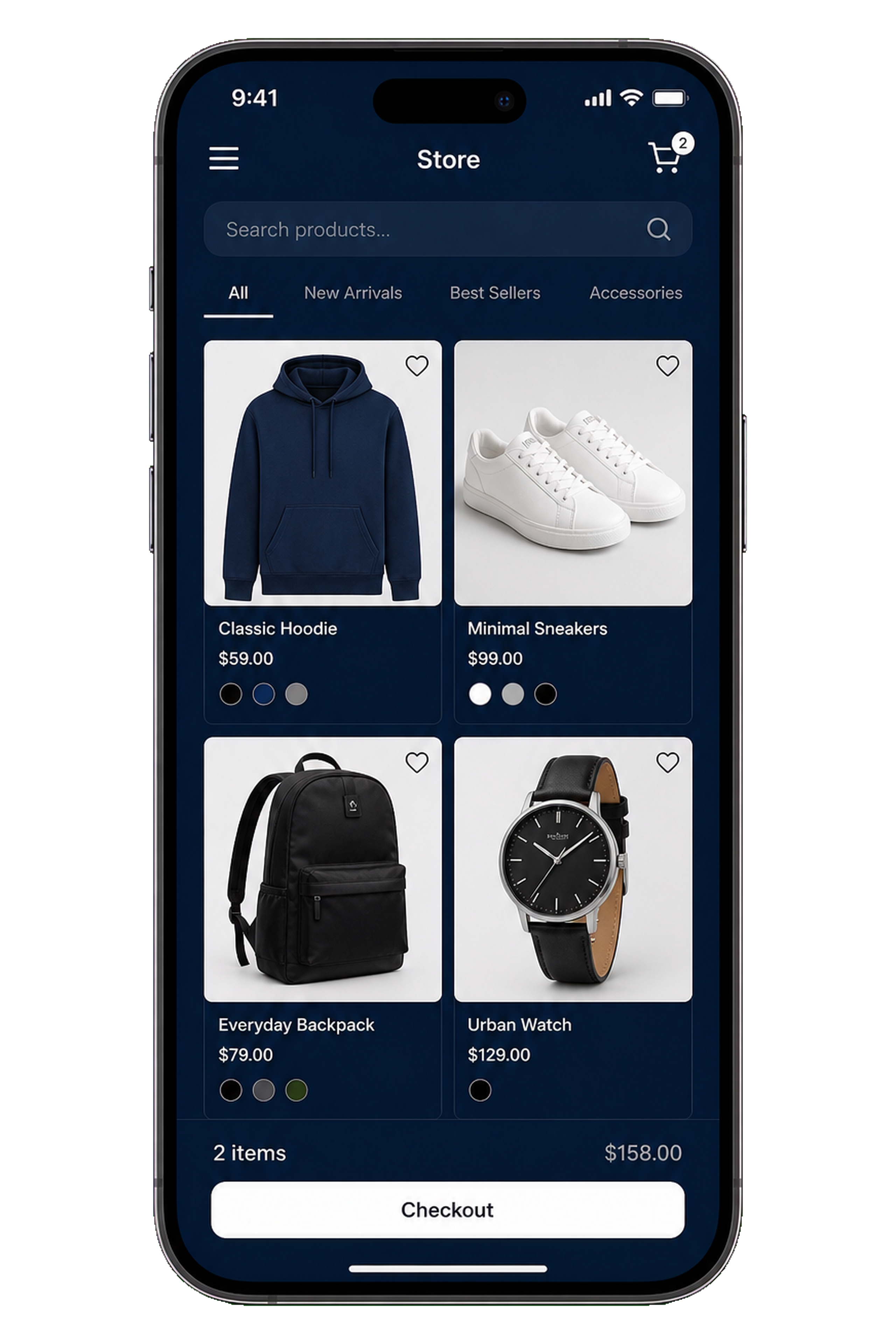 Shopify clone retail app