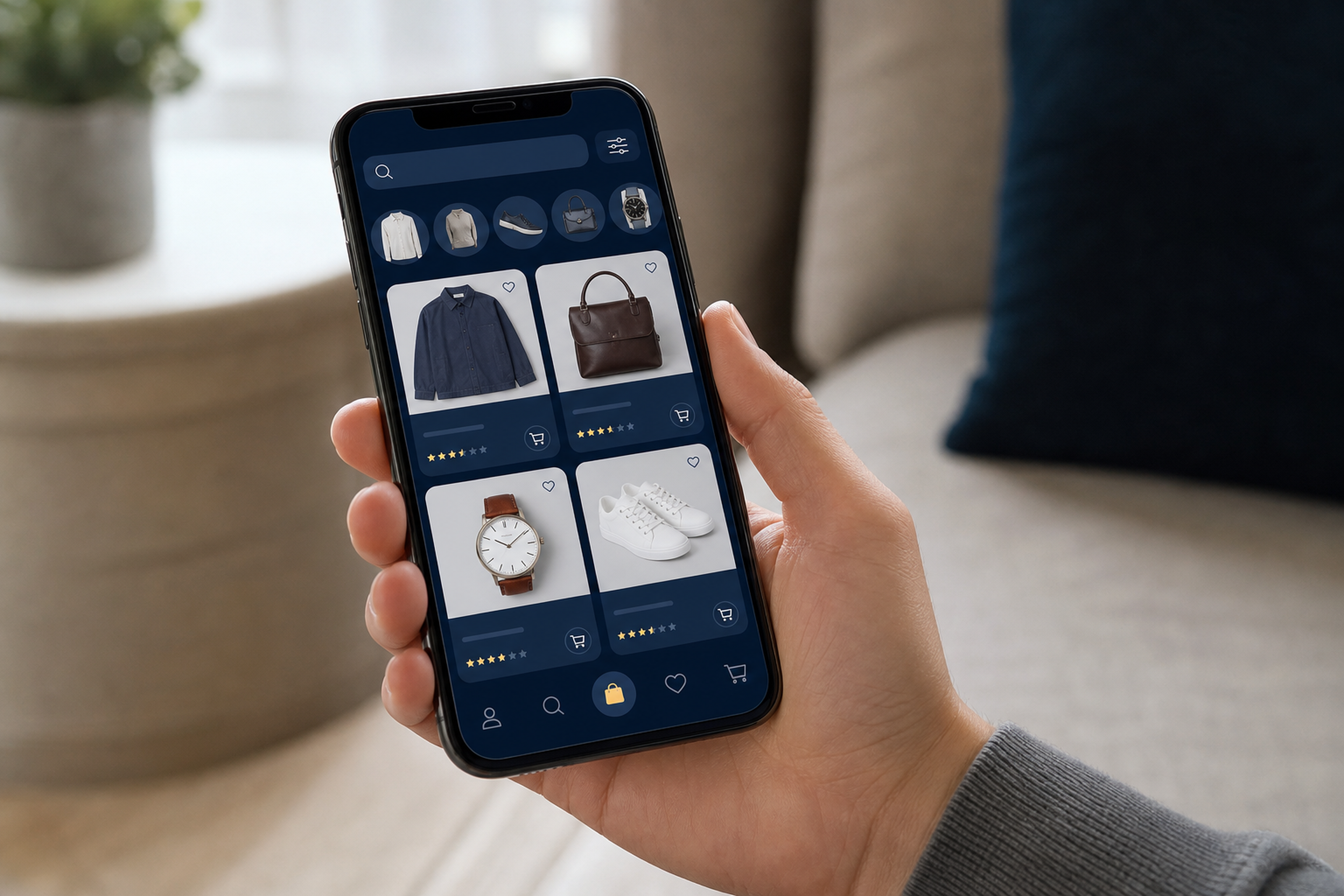 Retail user panel for easy shopping