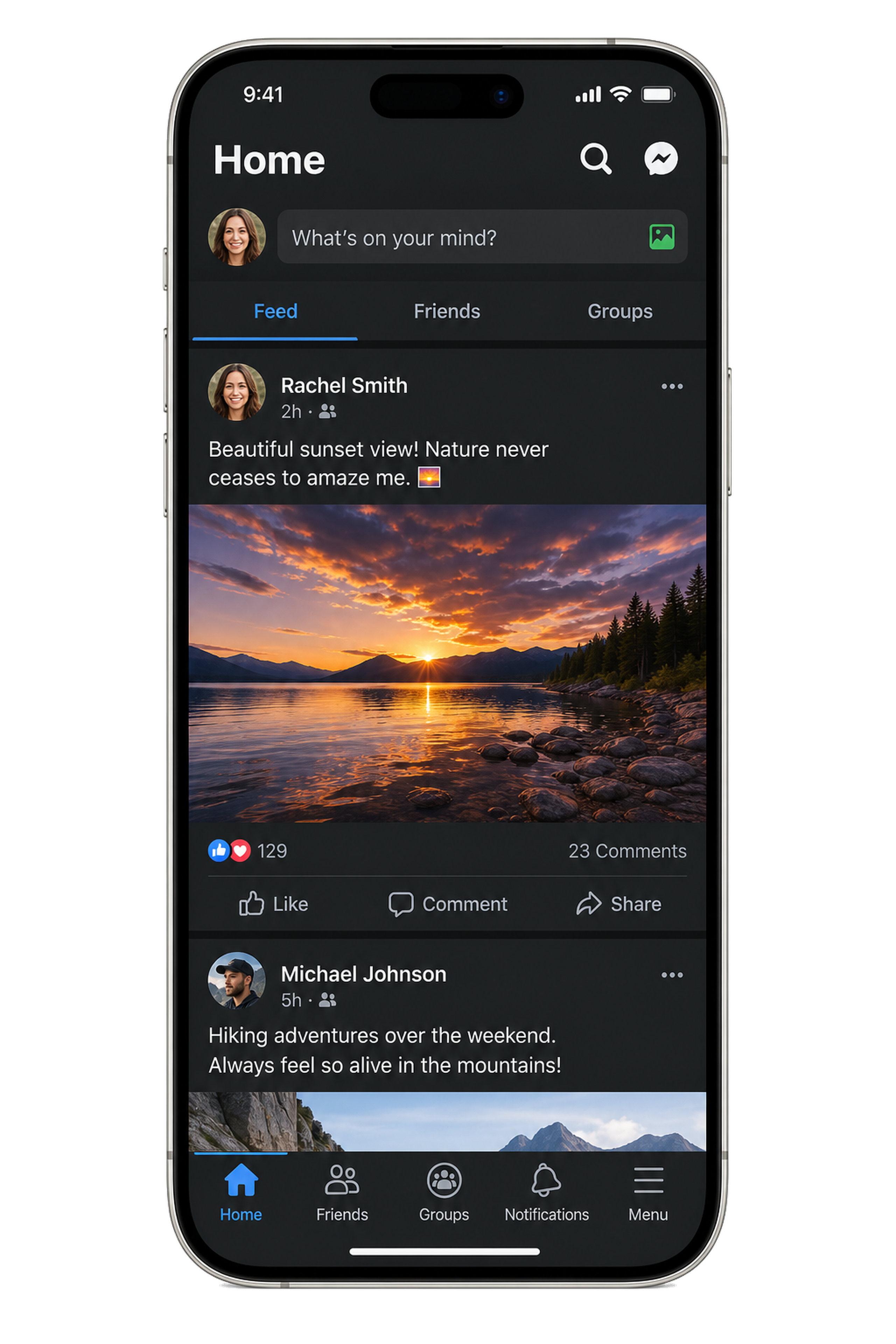 Facebook clone social app