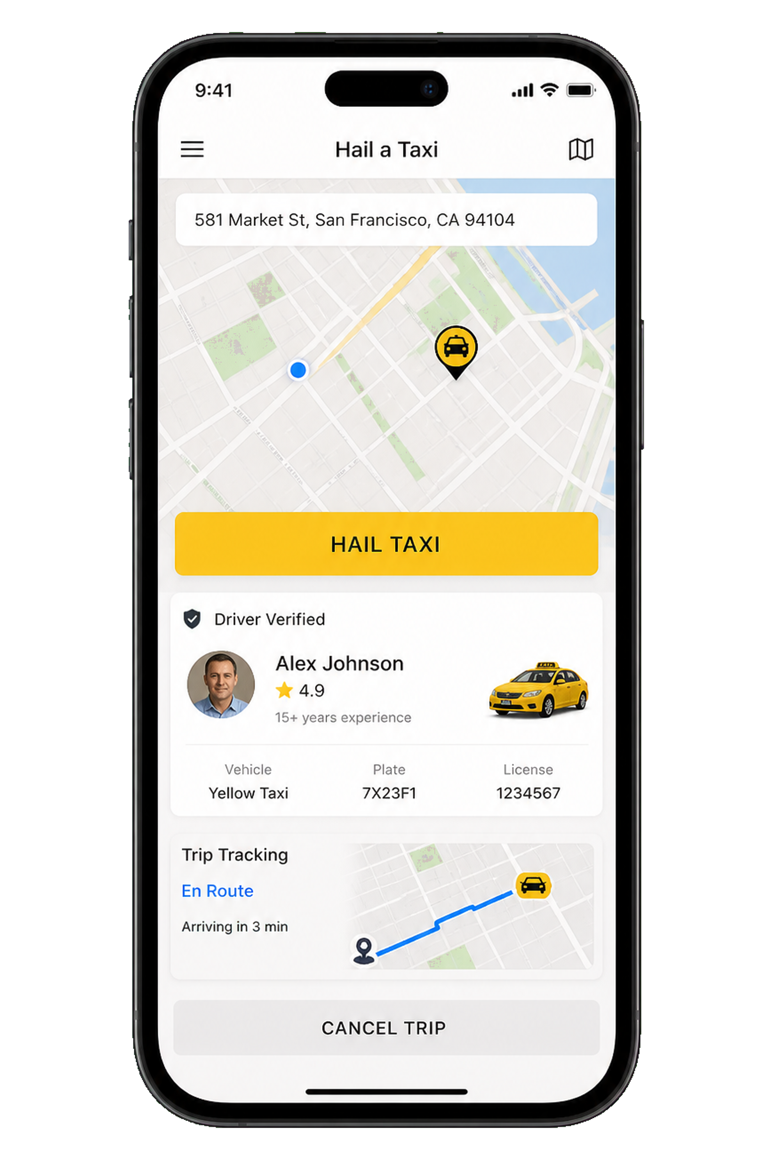 Curb clone taxi booking app
