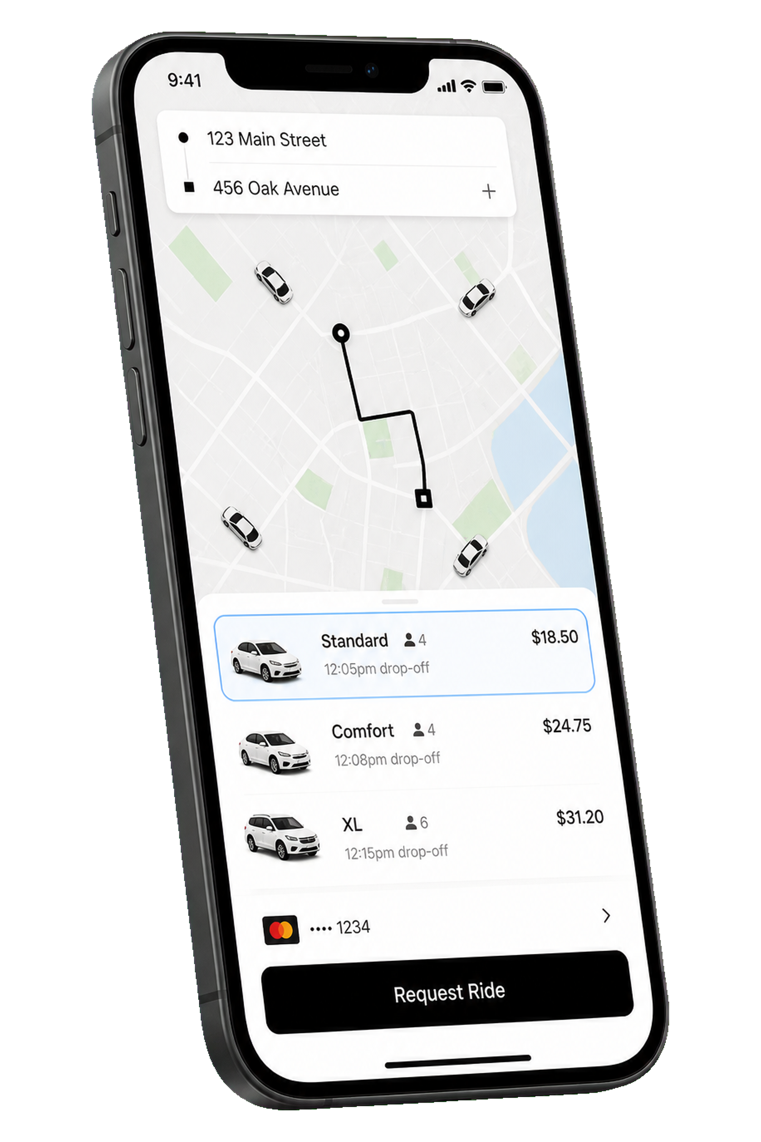 Uber clone taxi booking app
