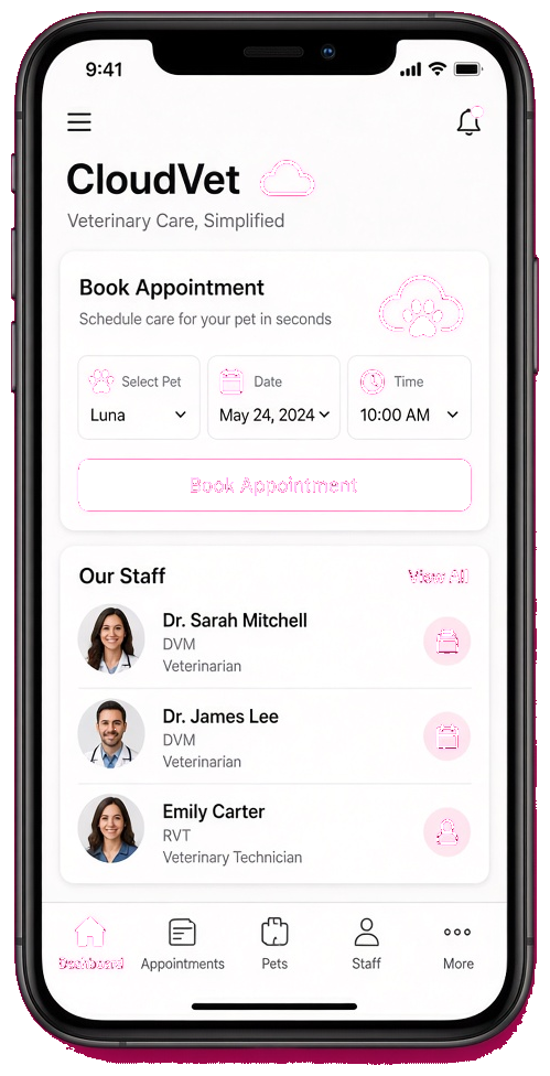 ezyVet clone veterinary software