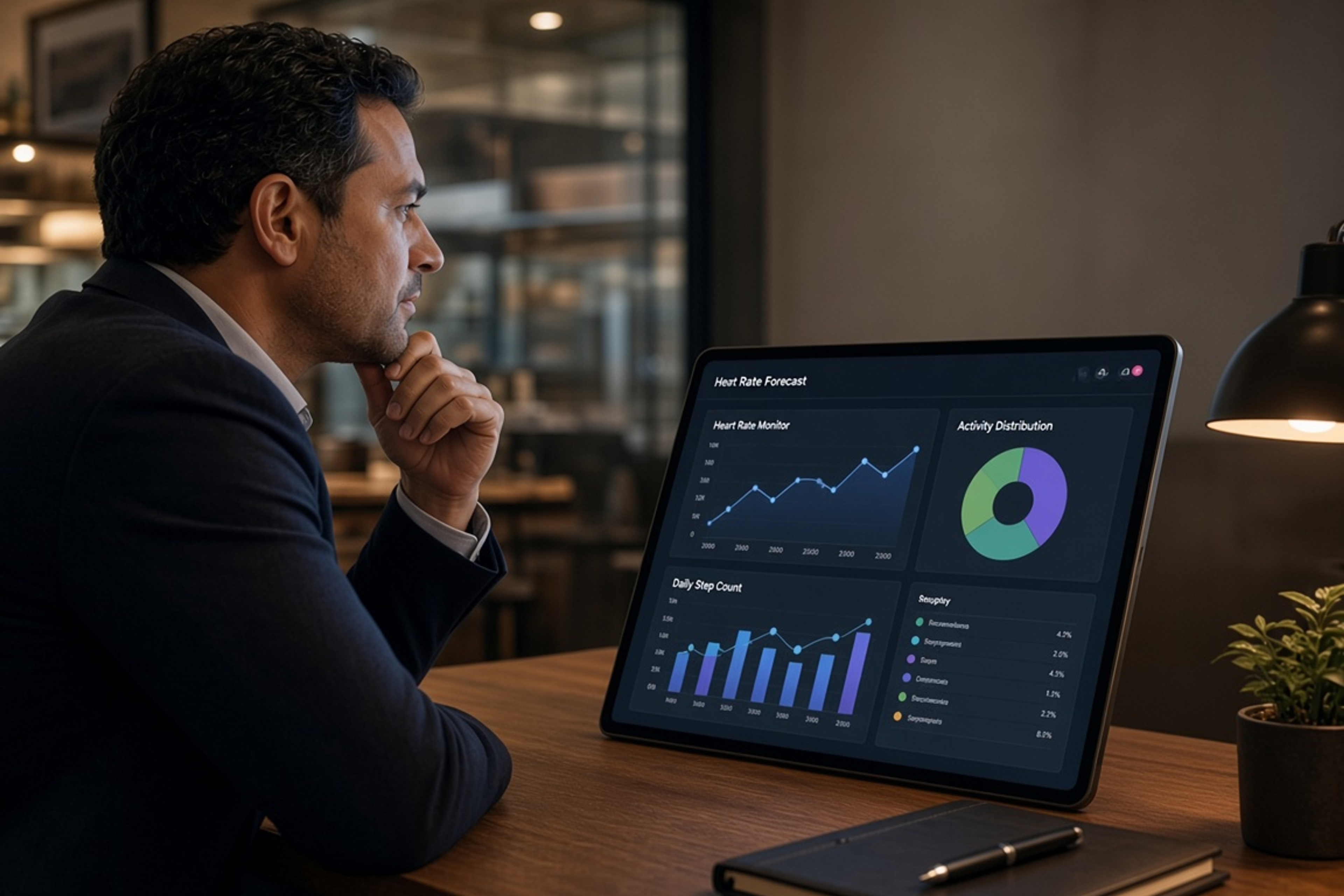 Wearable admin panel features