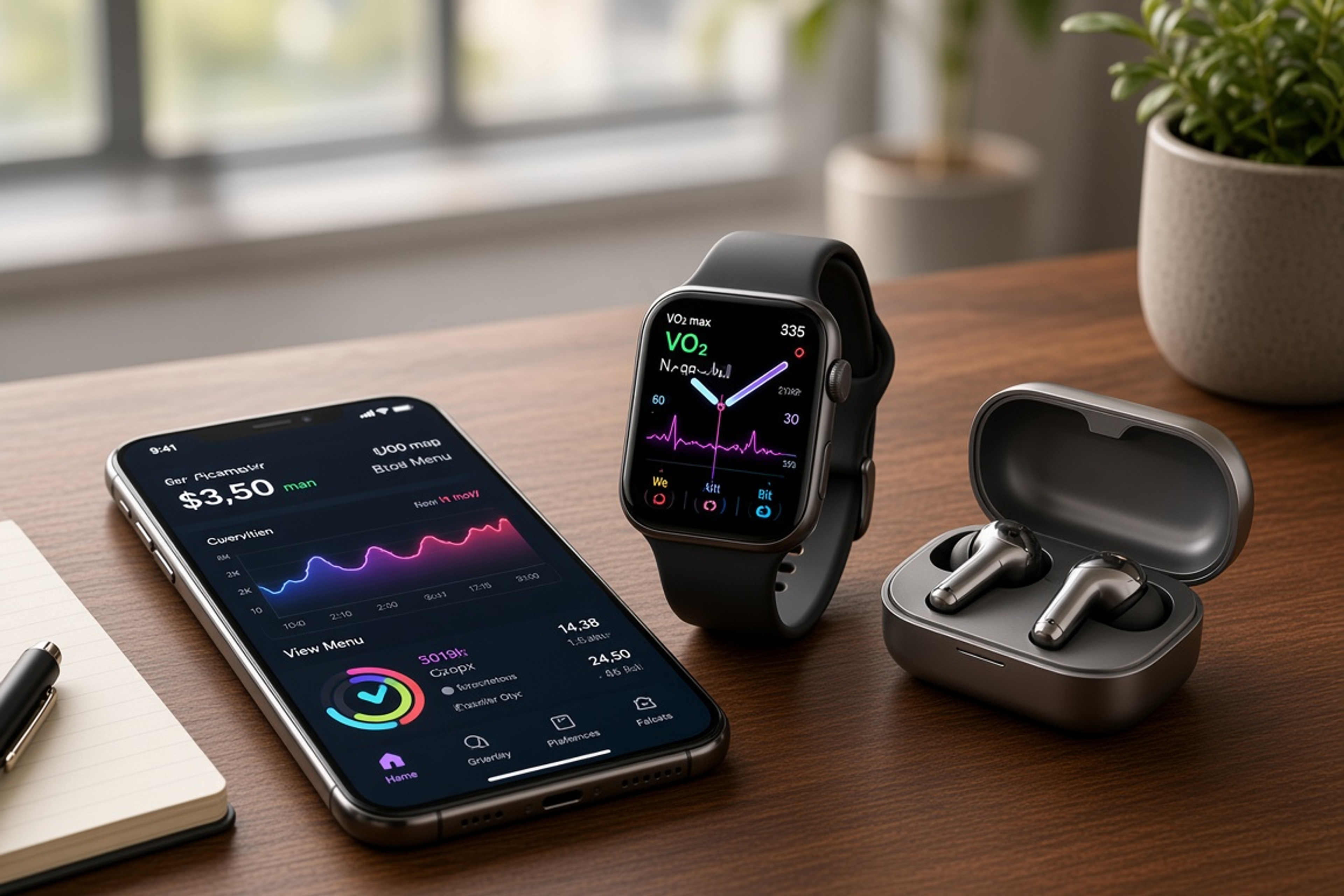 Advanced wearable app features