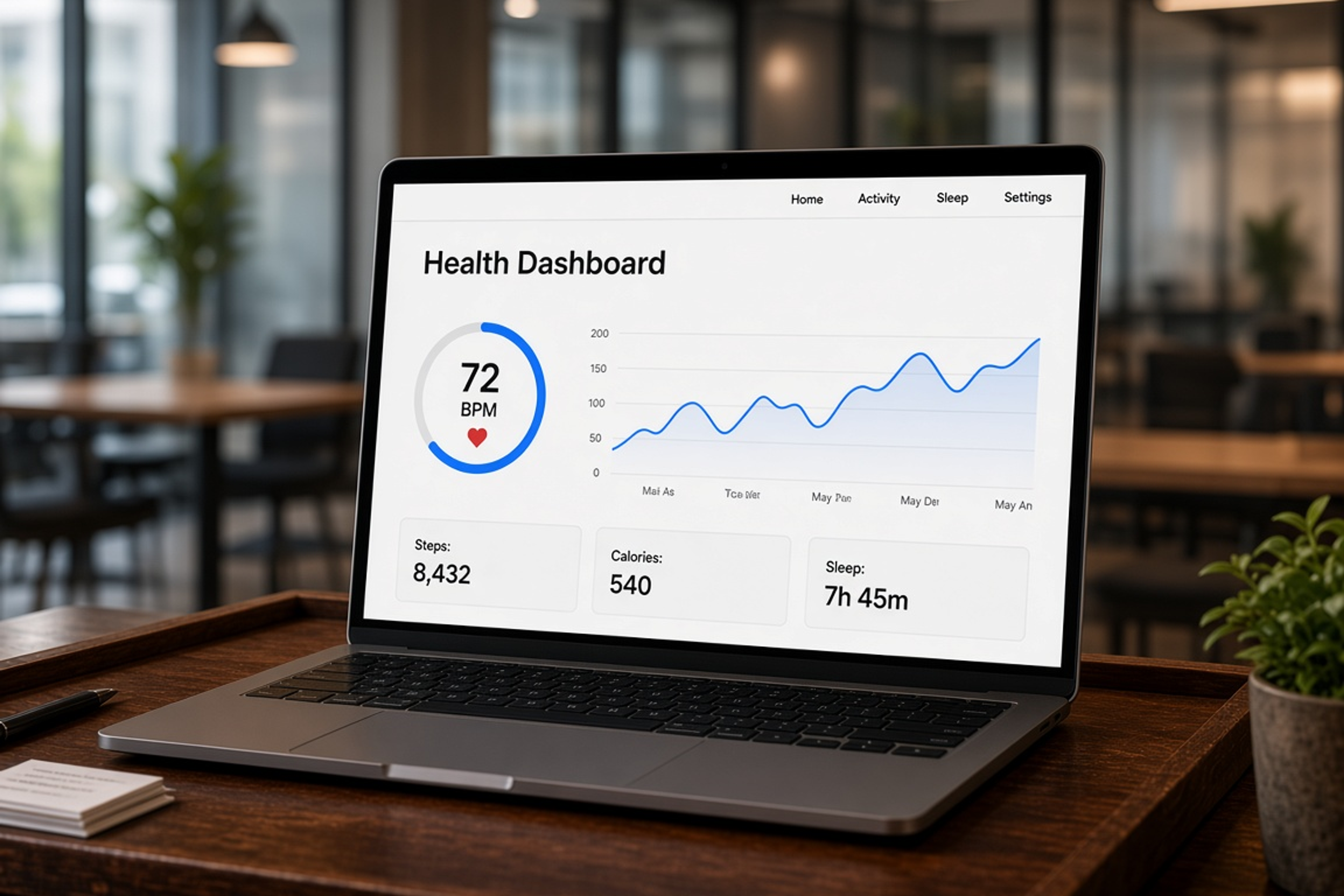Wearable website development