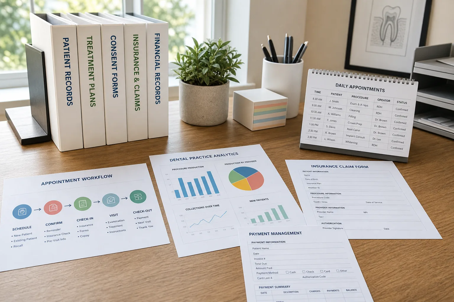 Custom Dental Practice Platform inspired dental care app software preview