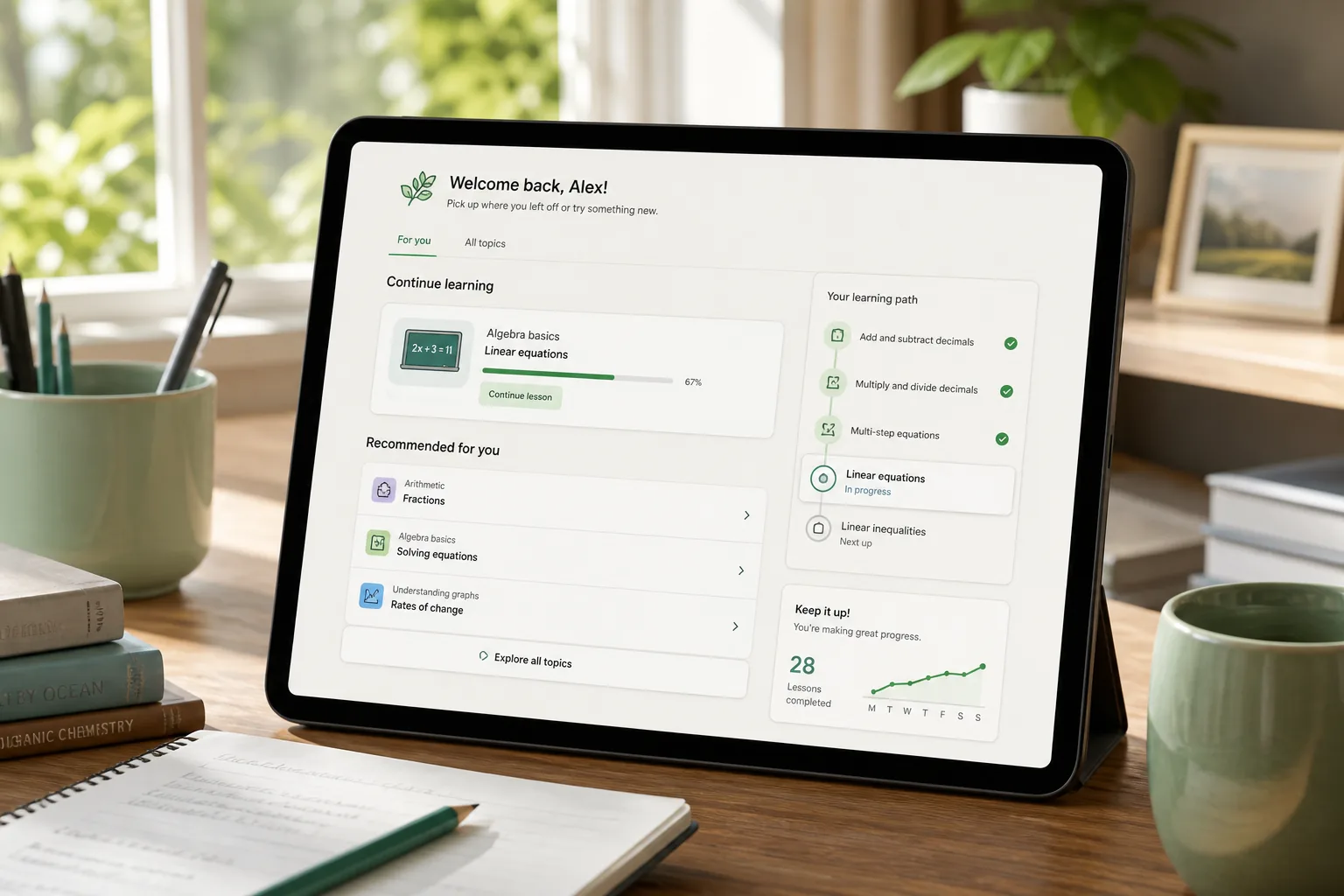 Khan Academy inspired last mile delivery app preview