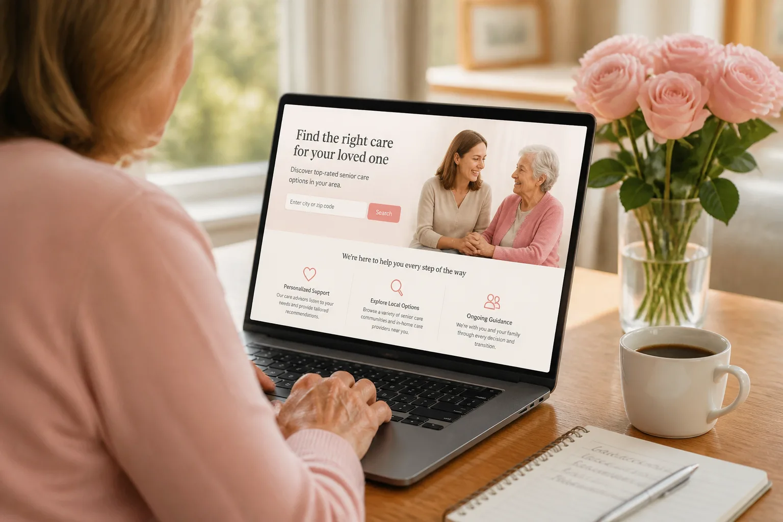 A Place For Mom inspired last mile delivery app preview