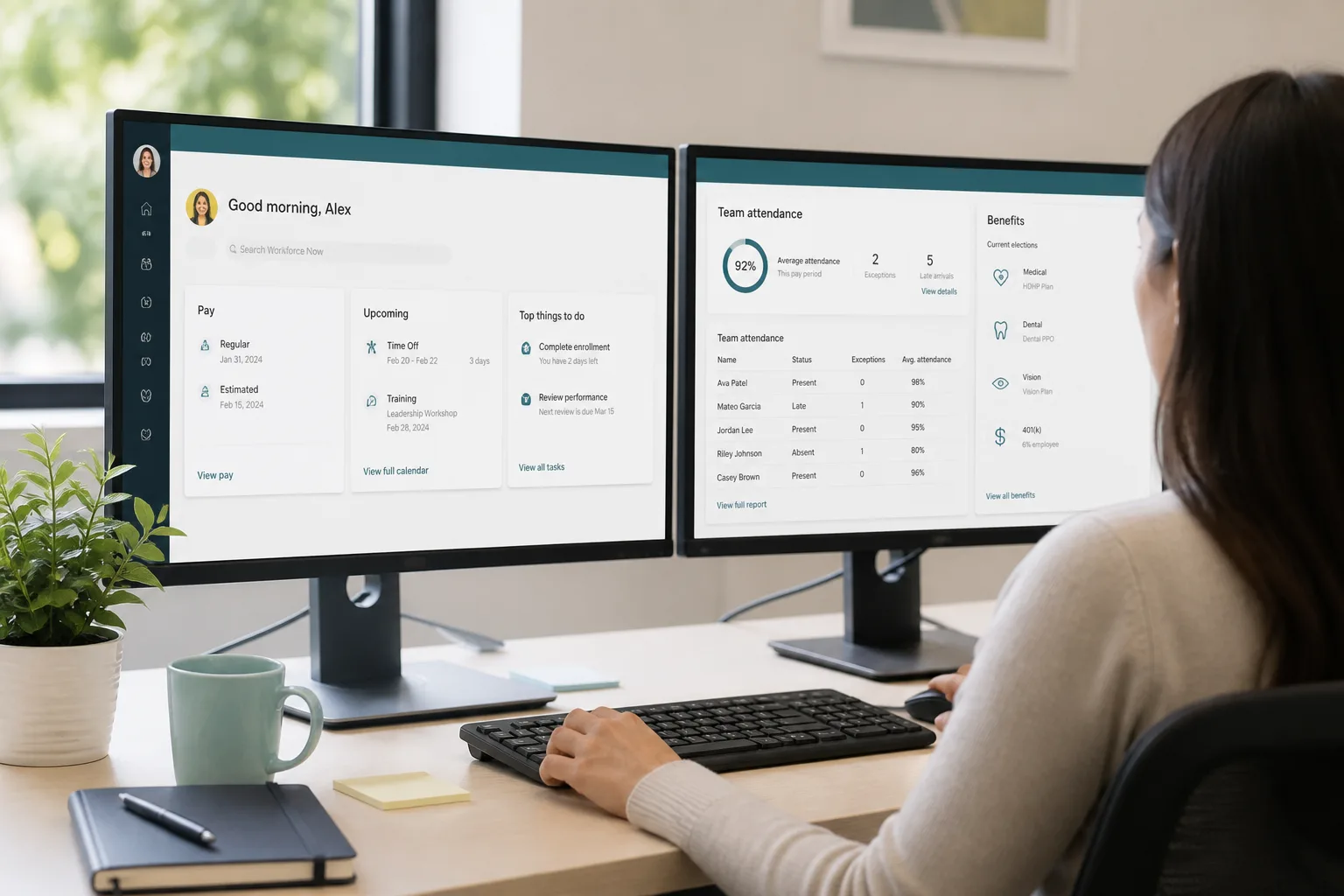 ADP Workforce Now inspired last mile delivery app preview