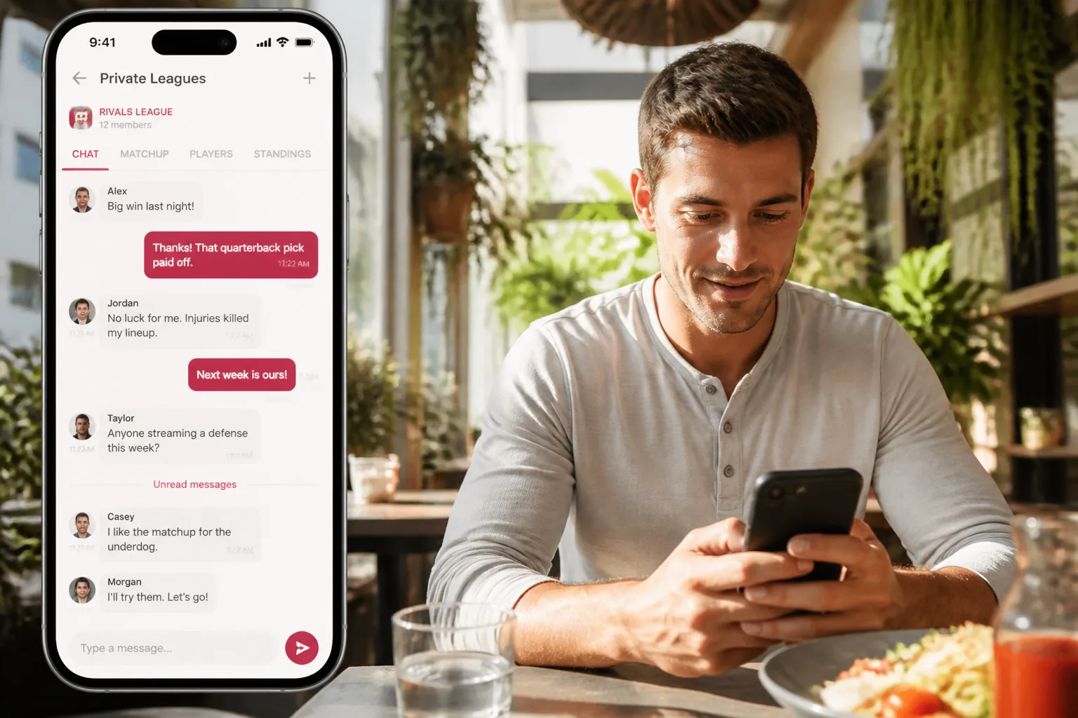 Community inspired fantasy sports app preview