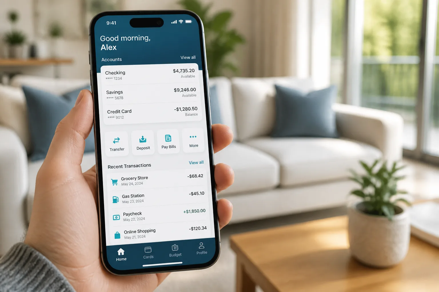 Banking inspired last mile delivery app preview