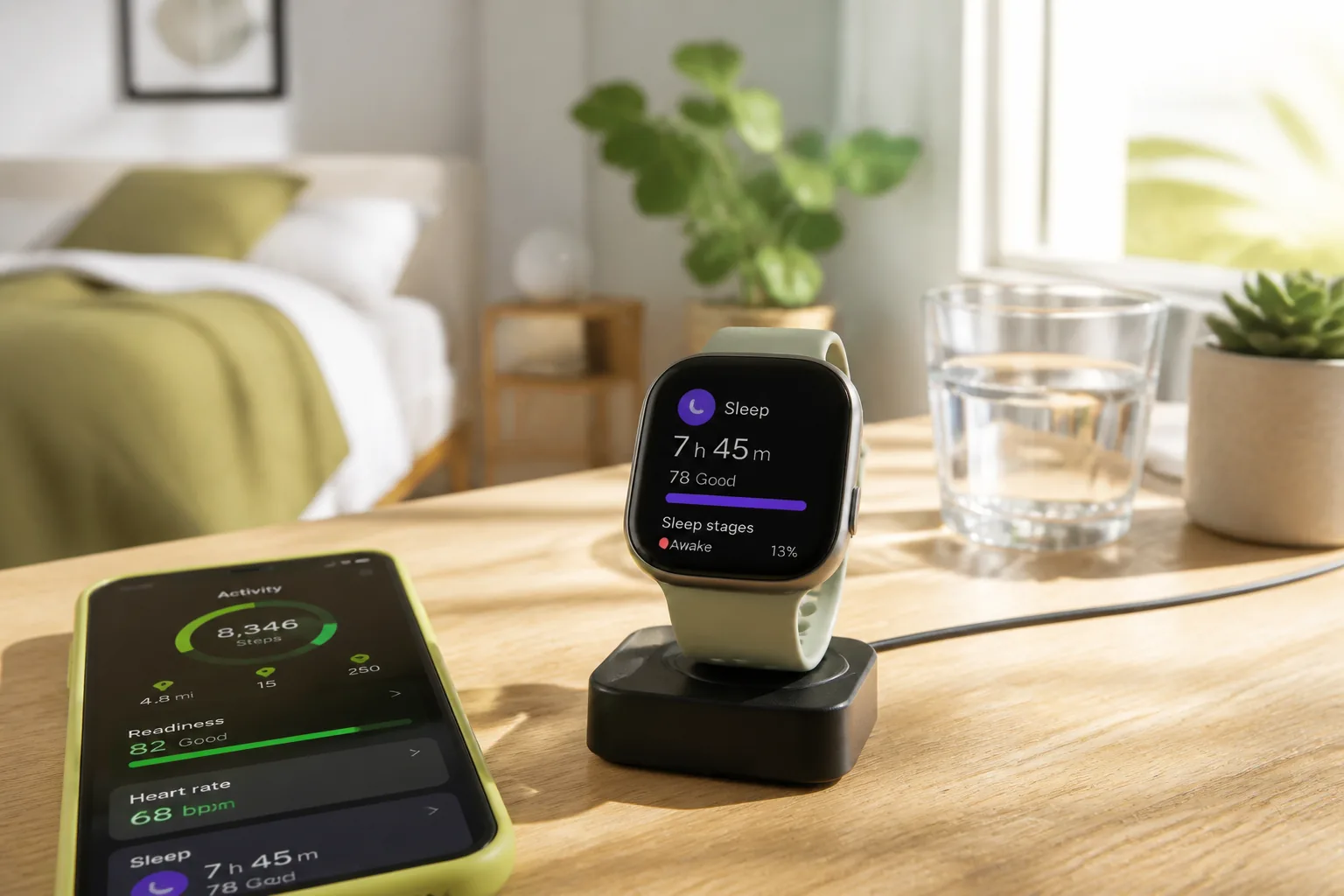 Fitbit inspired fitness app preview