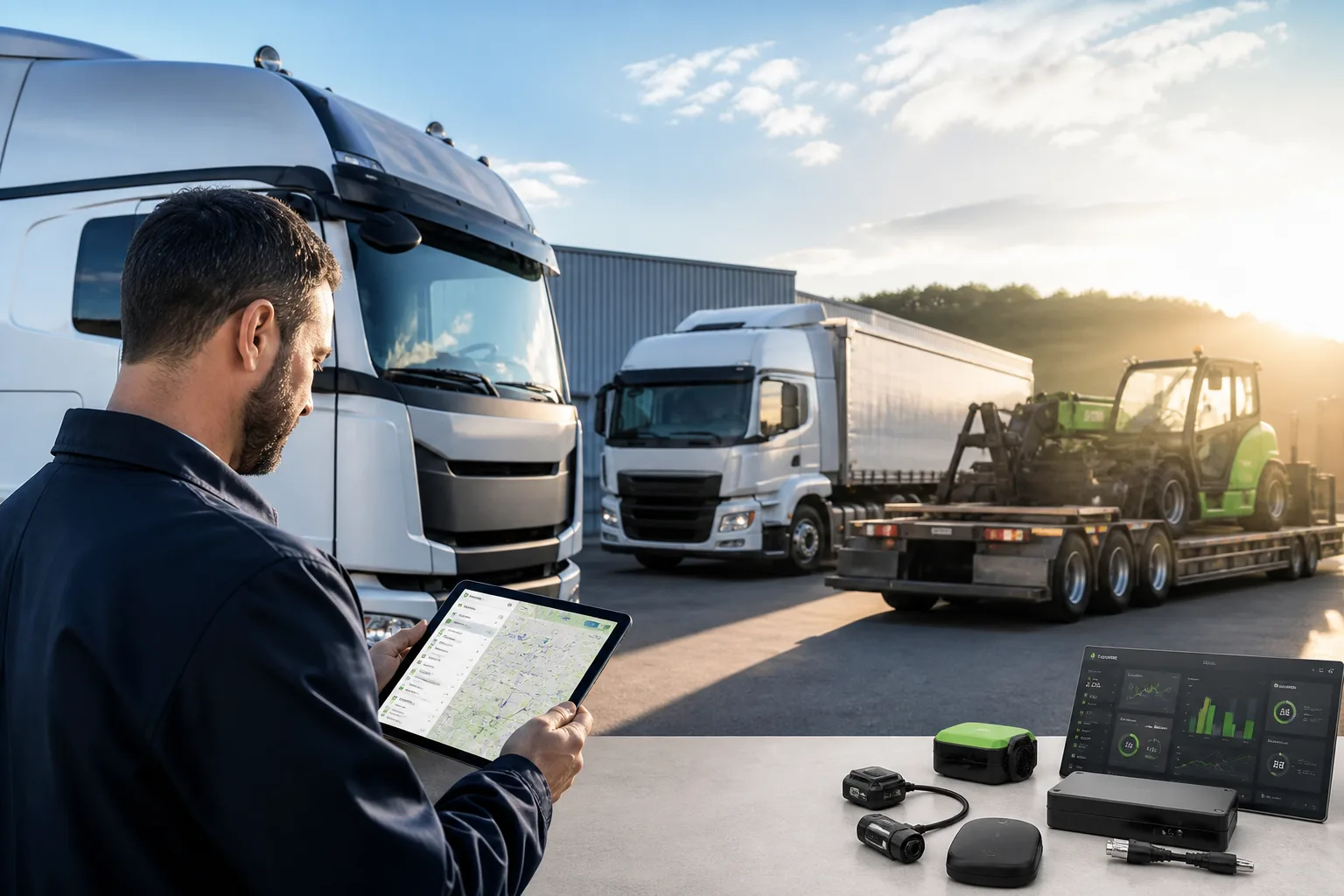 Fleet Complete inspired last mile delivery app preview