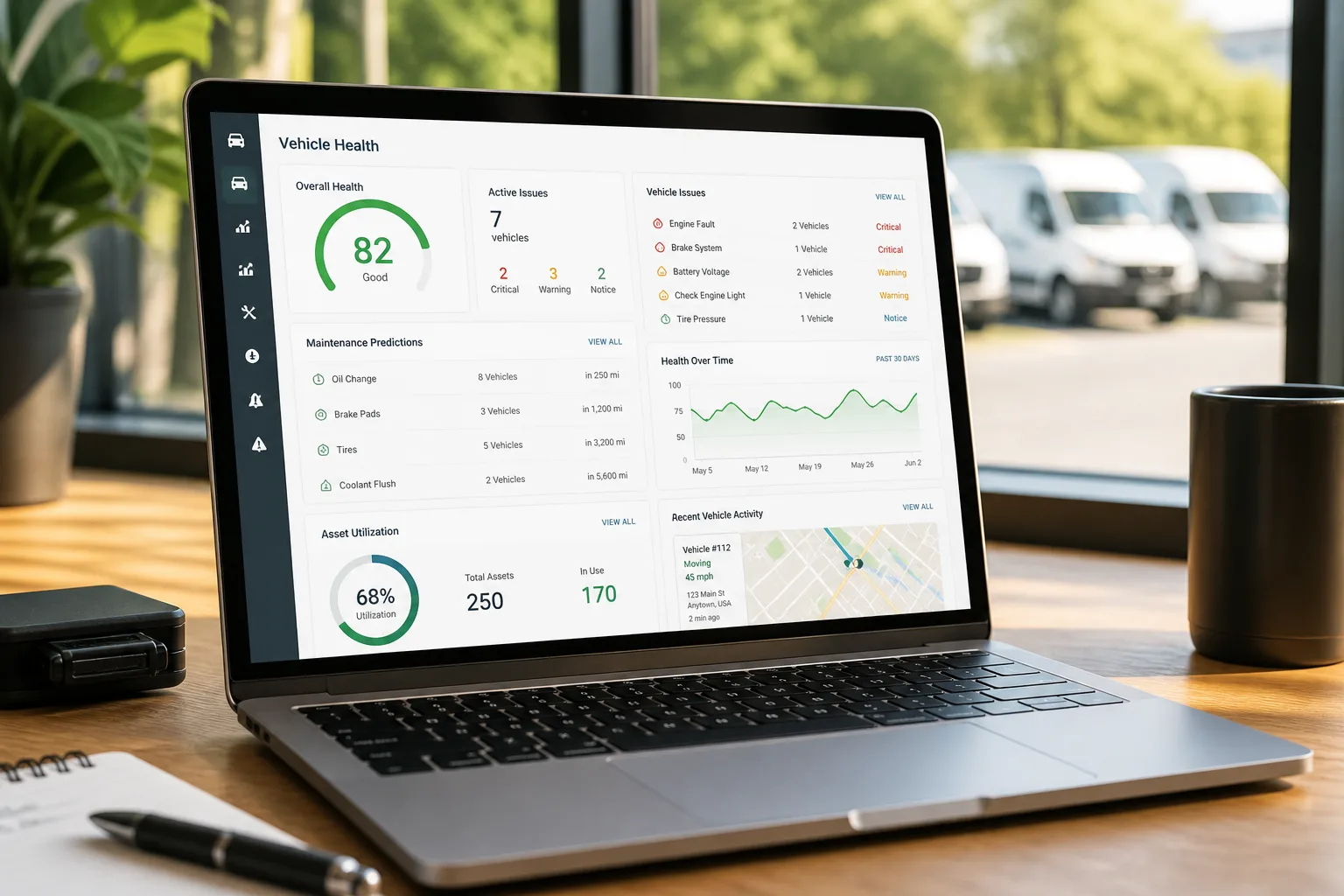 Geotab inspired last mile delivery app preview