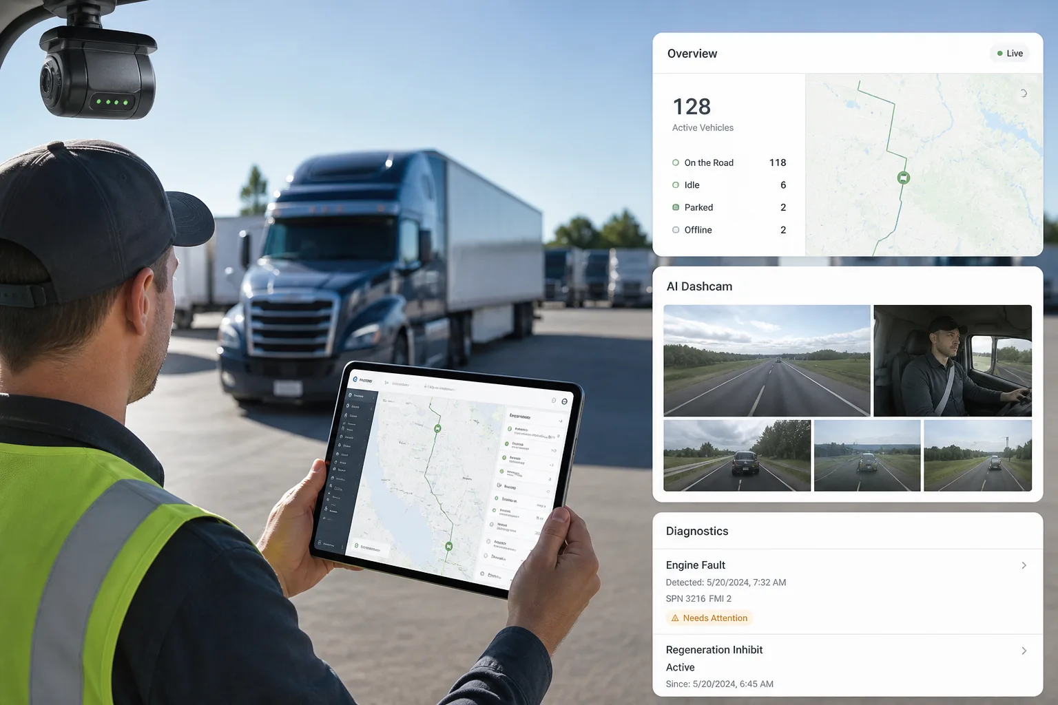 Samsara inspired last mile delivery app preview