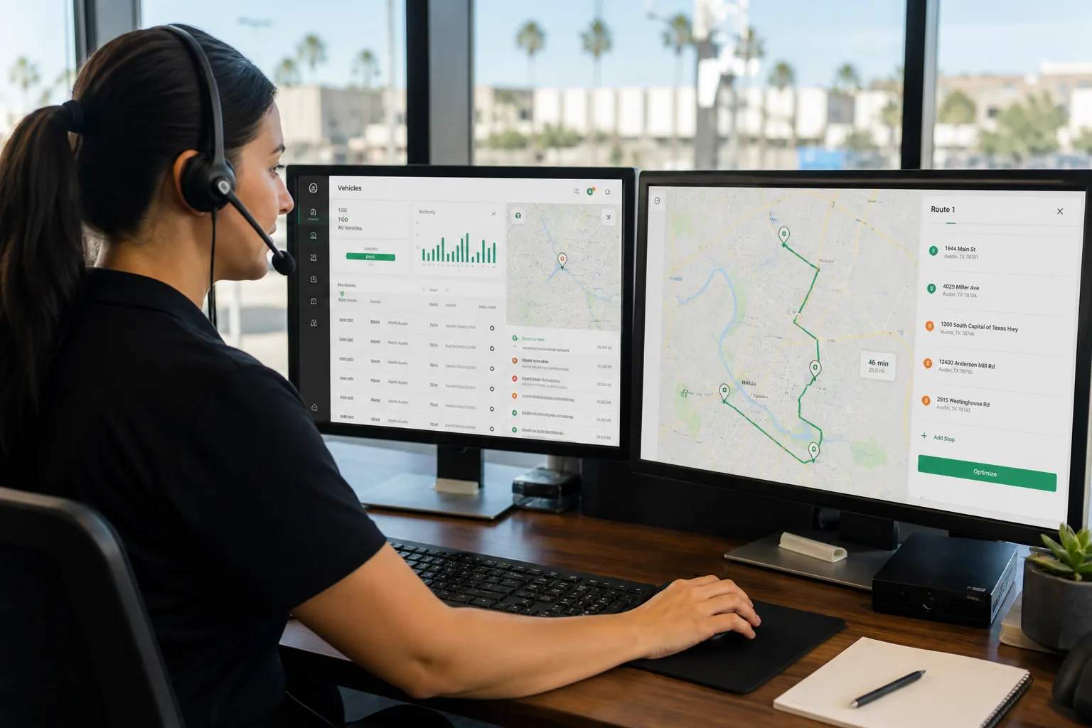 Verizon Connect inspired last mile delivery app preview