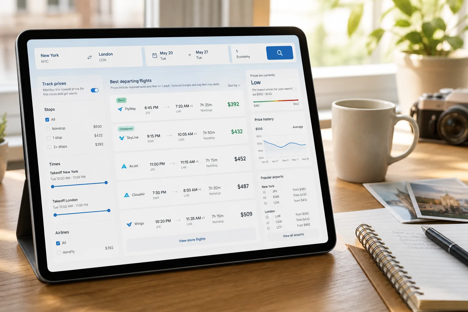 Kayak inspired last mile delivery app preview