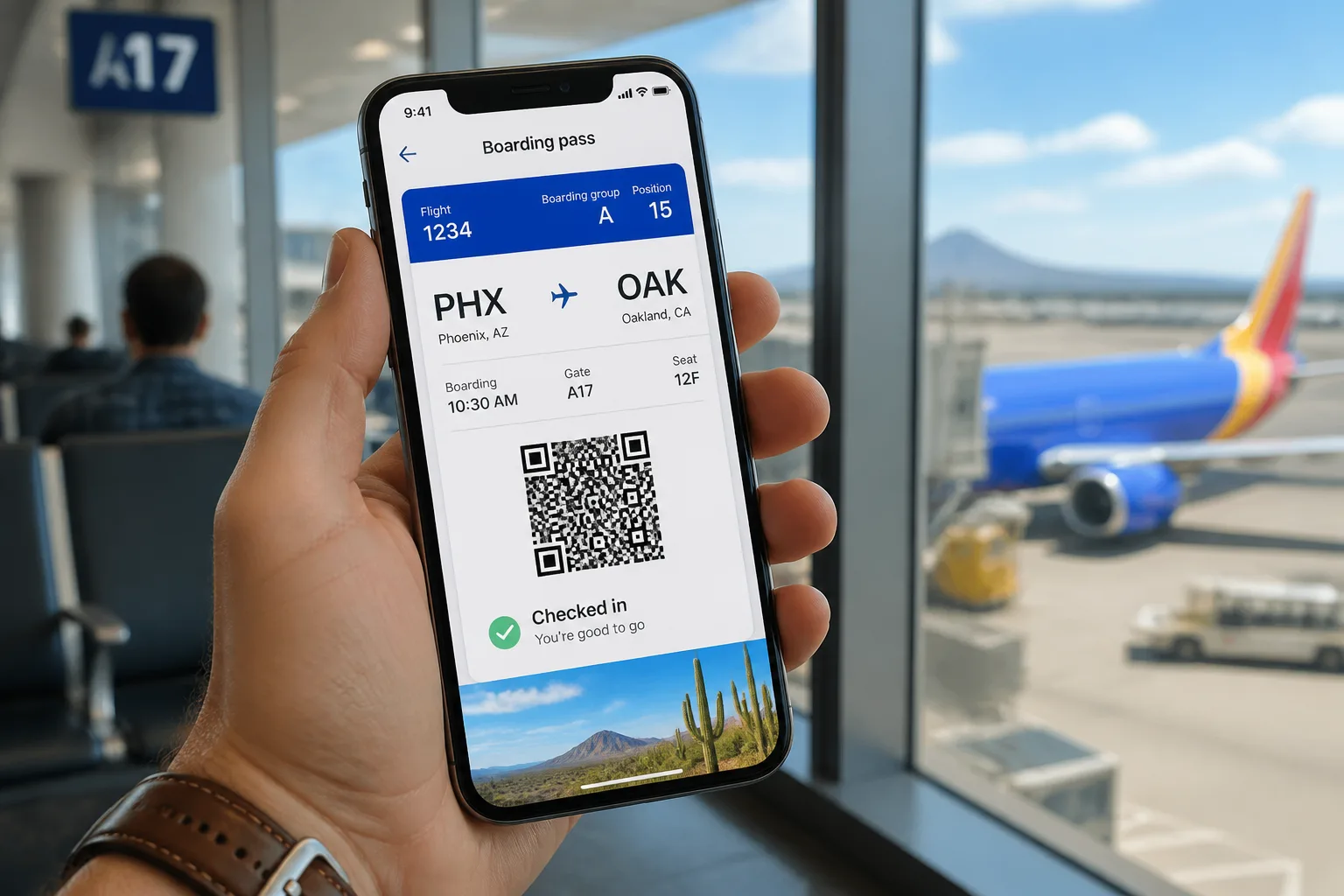 Southwest Airlines inspired last mile delivery app preview