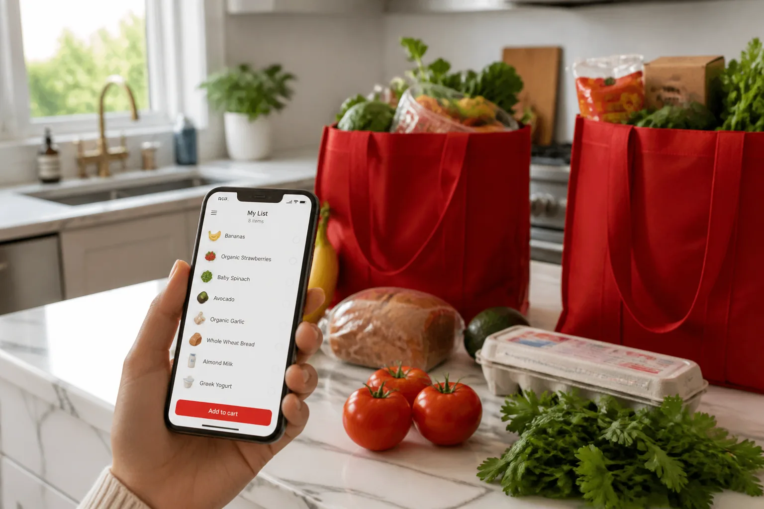Instacart inspired last mile delivery app preview