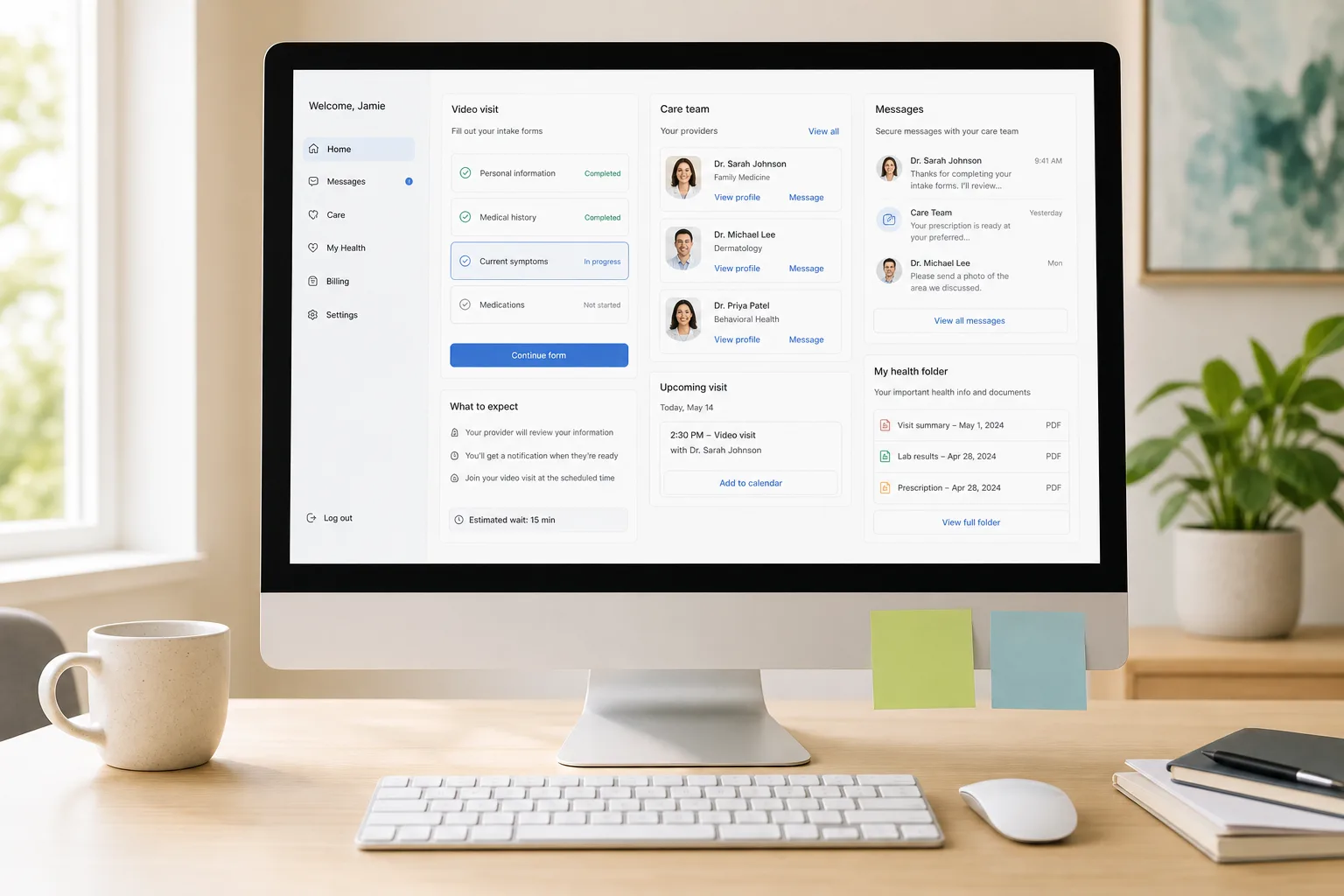 Apps Like Doctor On Demand inspired healthcare app preview