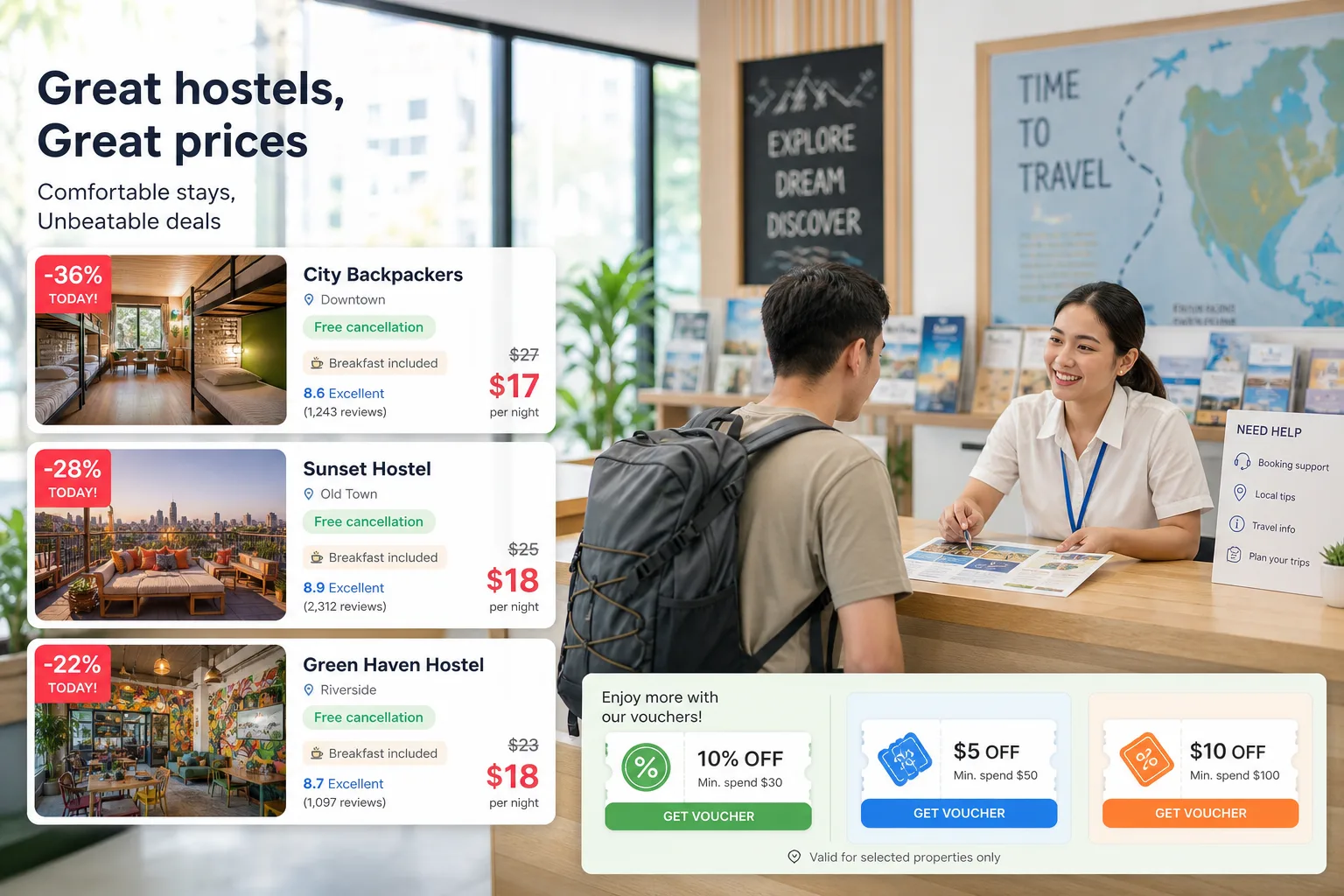 Platforms Like Agoda inspired last mile delivery app preview