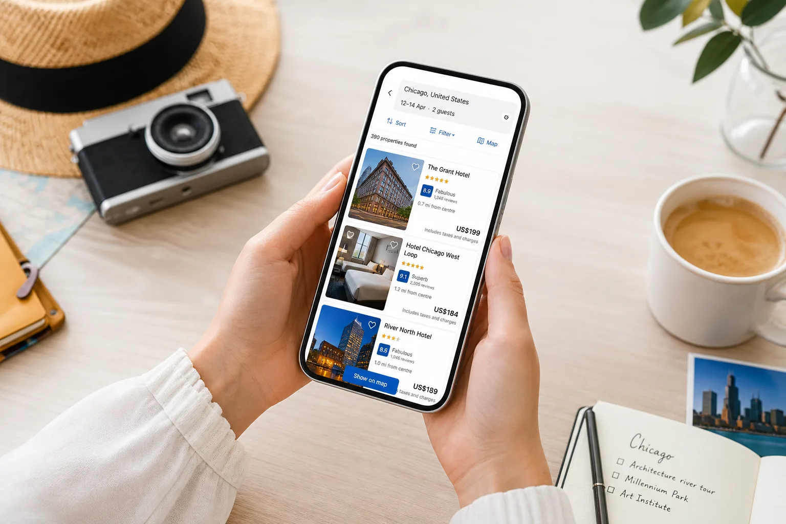 Booking.com inspired last mile delivery app preview