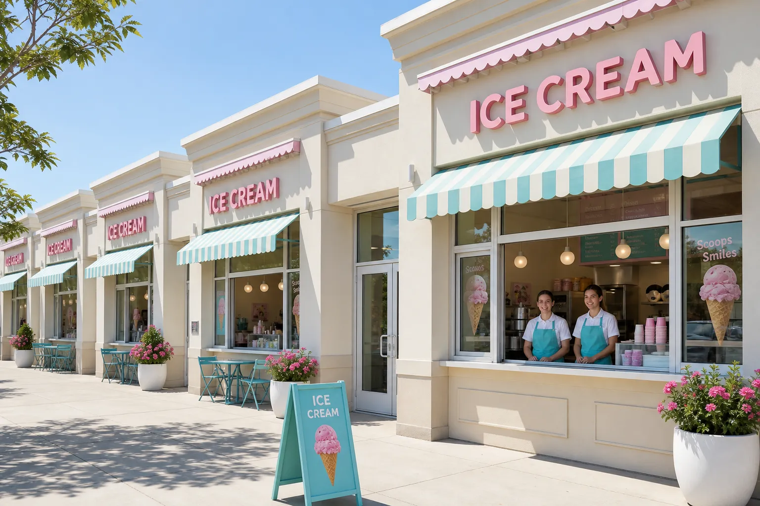 Ice Cream Franchise Platform inspired iceCream app preview