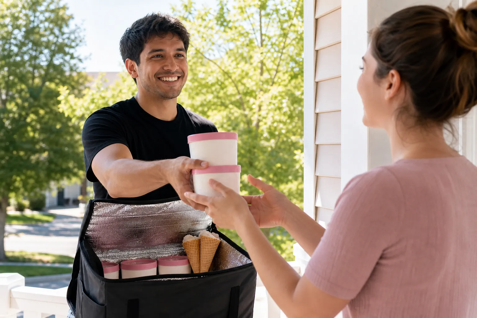 On Demand Ice Cream Delivery App inspired iceCream app preview