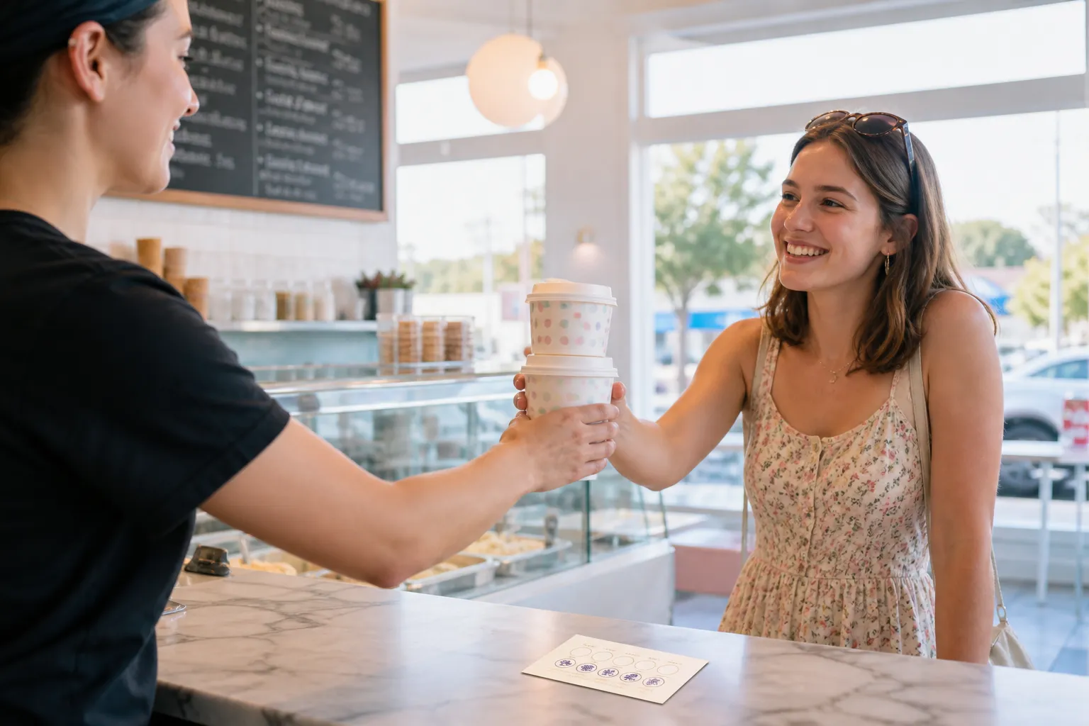 Ice Cream Shop Ordering App inspired iceCream app preview
