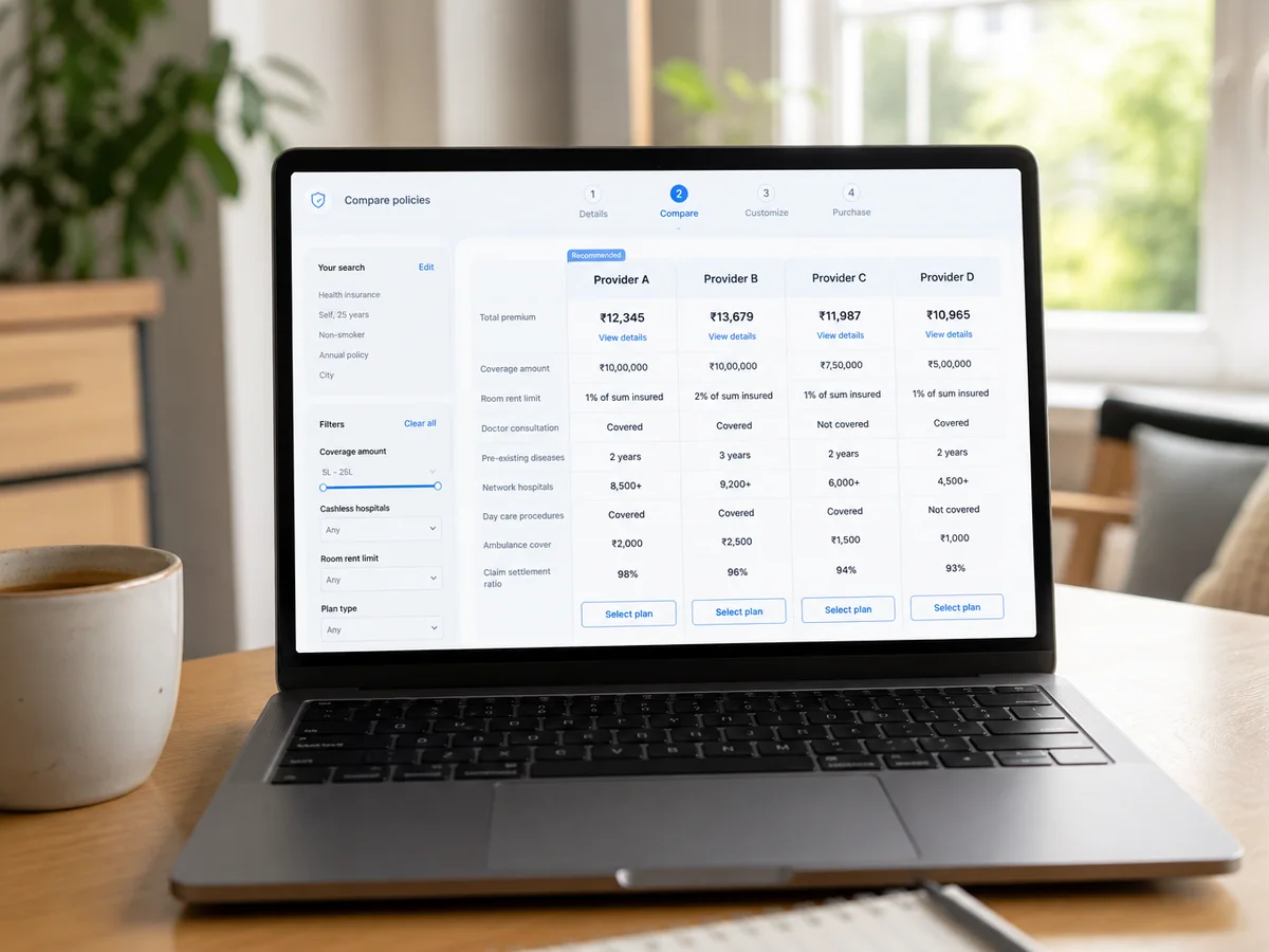 Insurance Aggregator inspired last mile delivery app preview