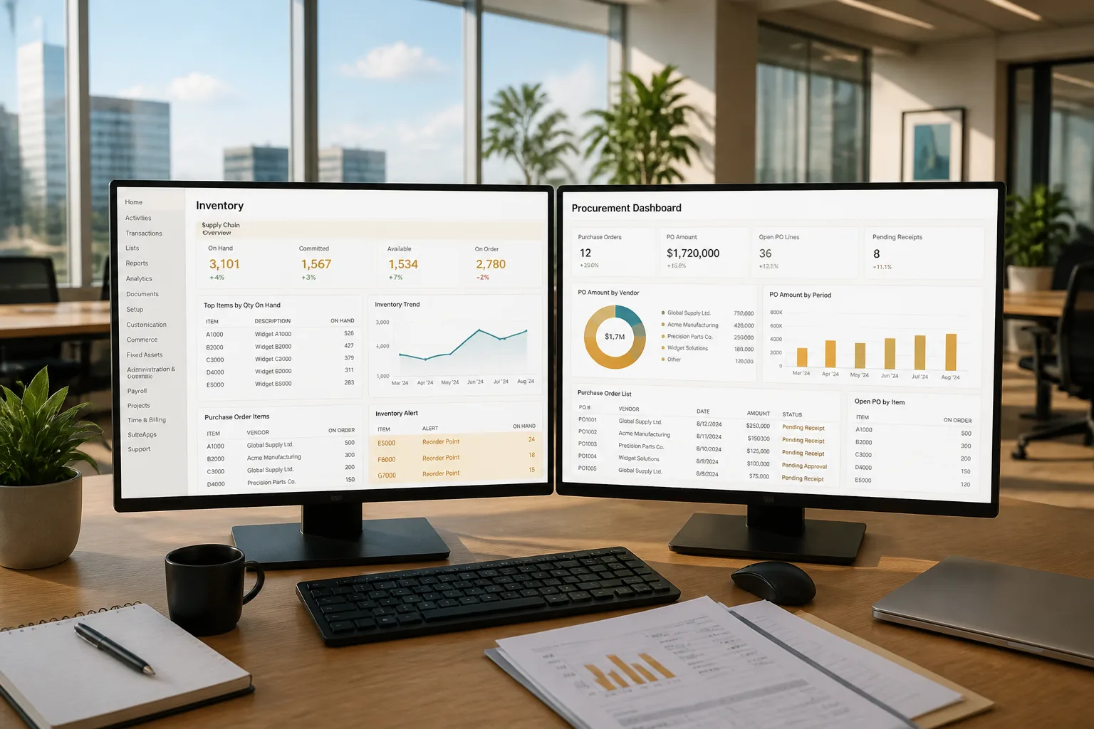 NetSuite Inventory Management inspired last mile delivery app preview