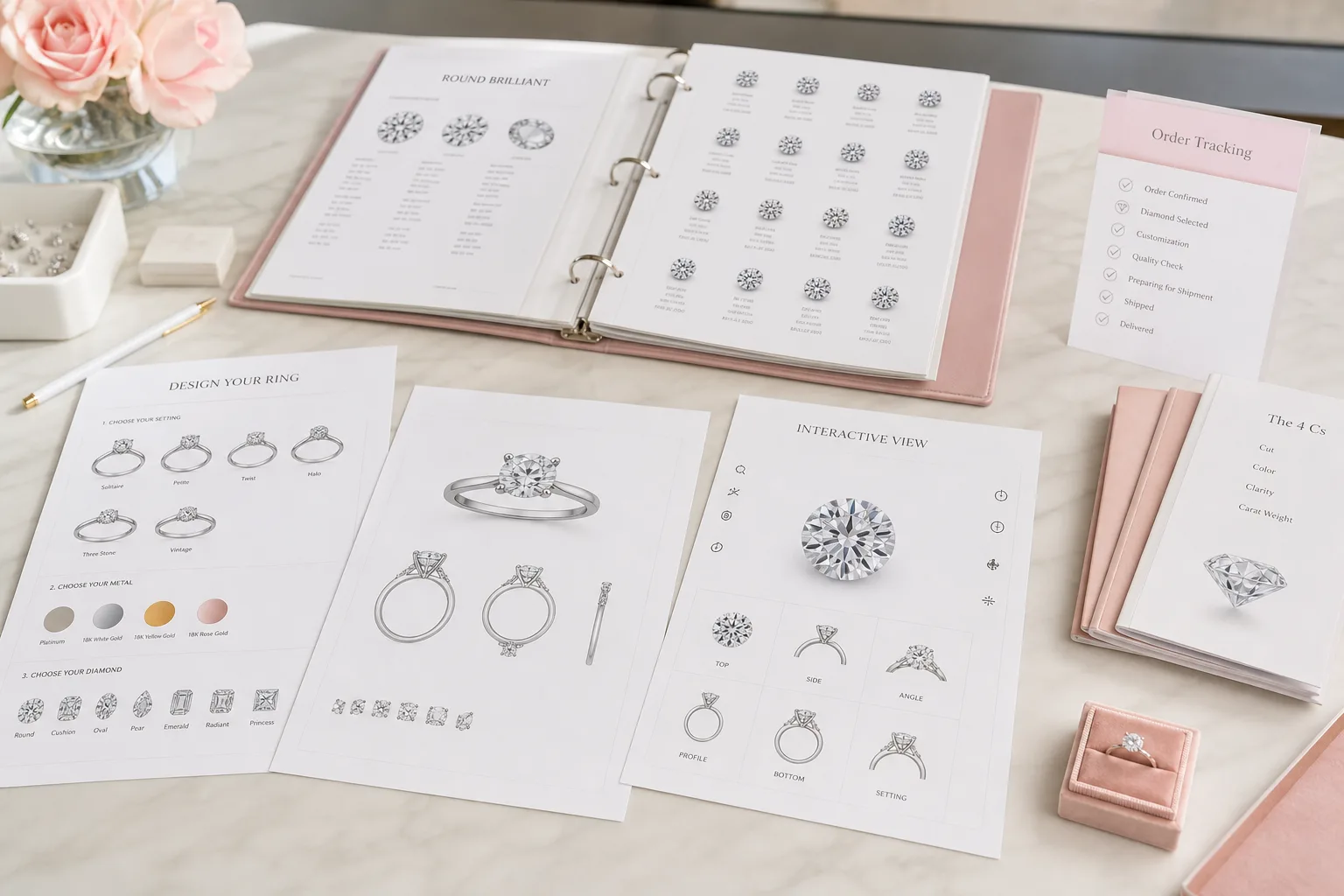 Apps Like James Allen inspired jewelry app software preview