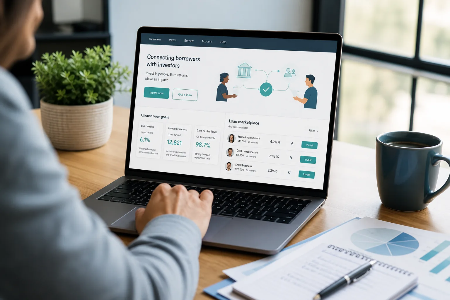 LendingClub inspired last mile delivery app preview