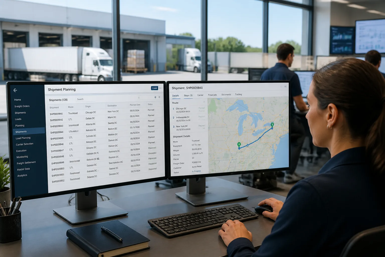 SAP Transportation Management inspired last mile delivery app preview