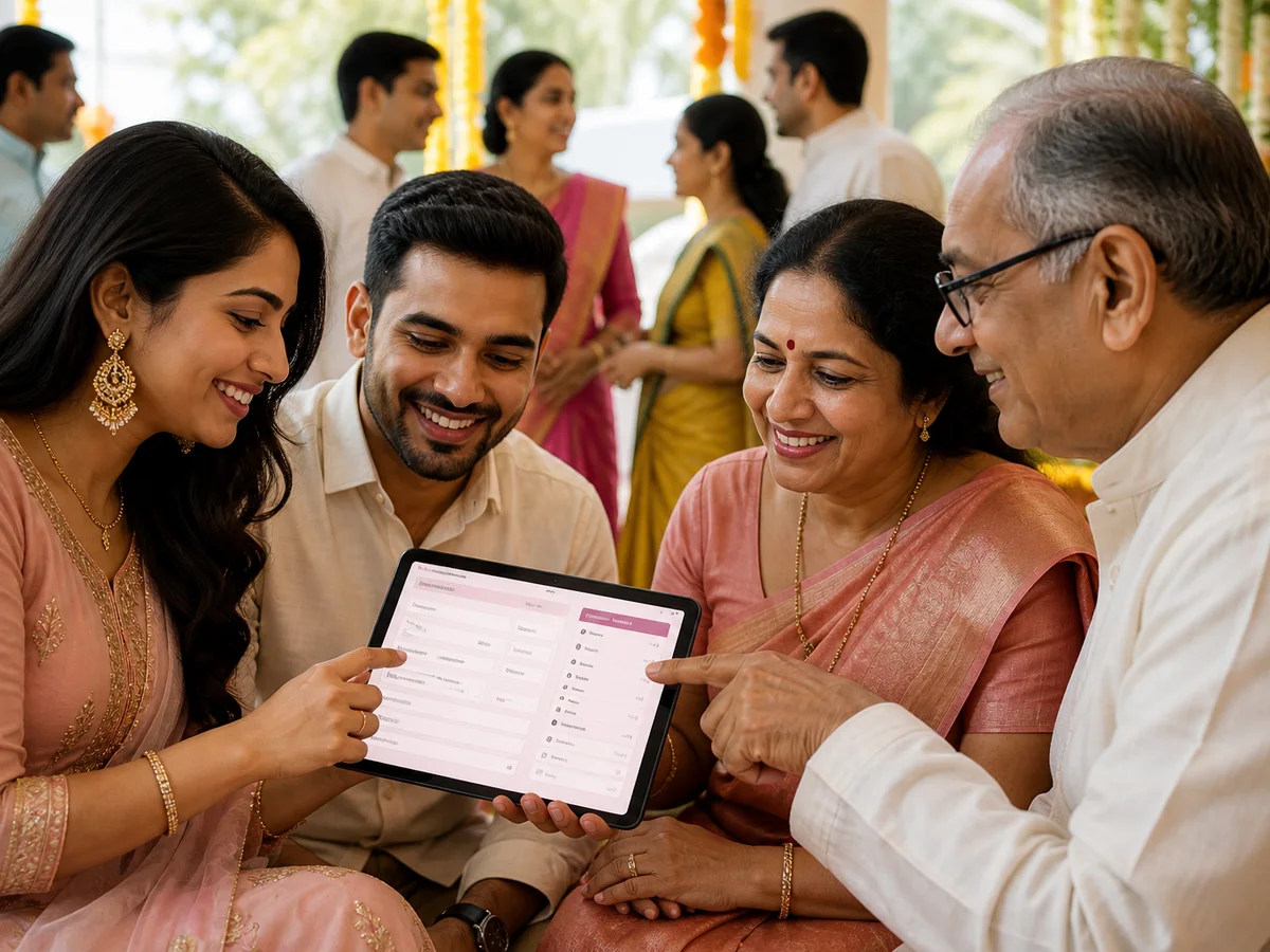 Bharat Matrimony inspired last mile delivery app preview