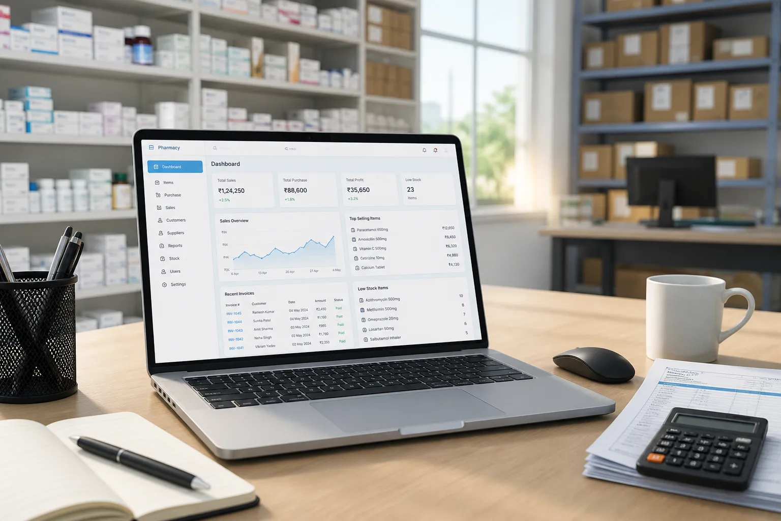 Management inspired last mile delivery app preview