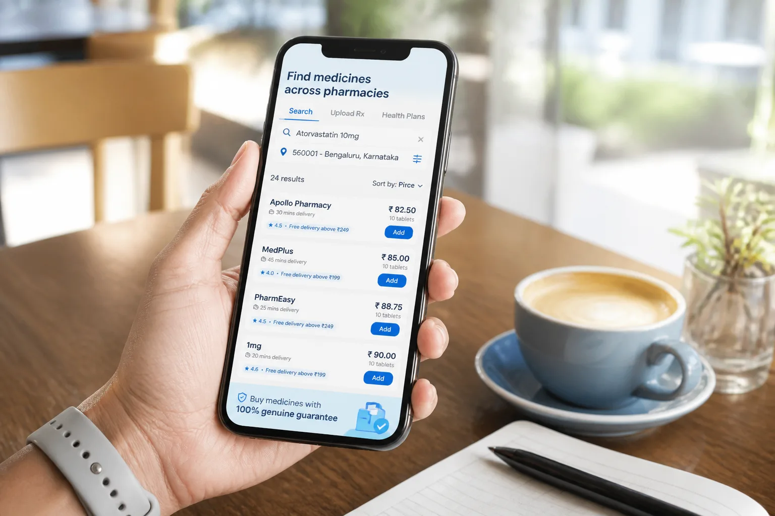 Marketplace inspired last mile delivery app preview