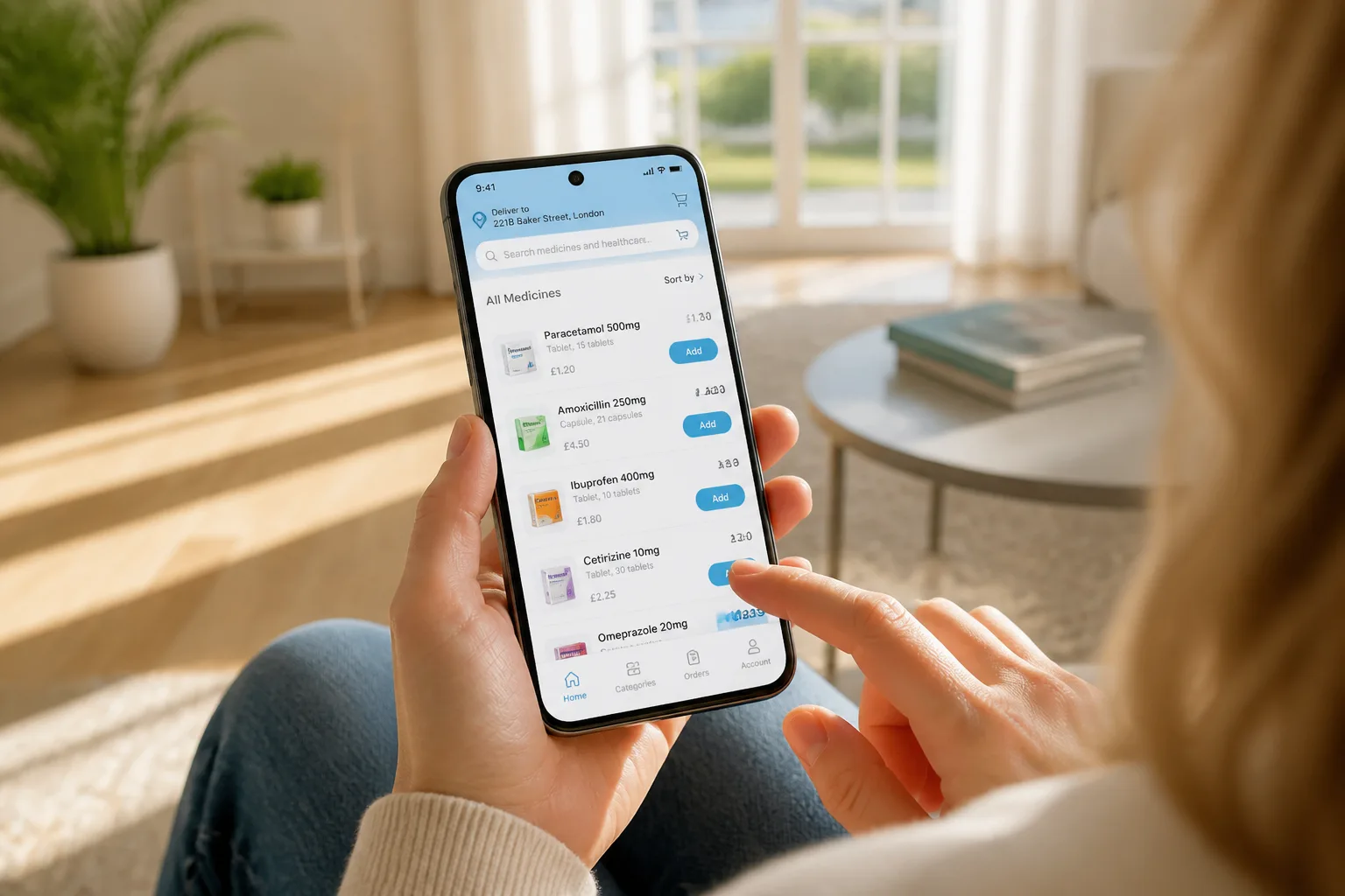 Pharmacy inspired last mile delivery app preview