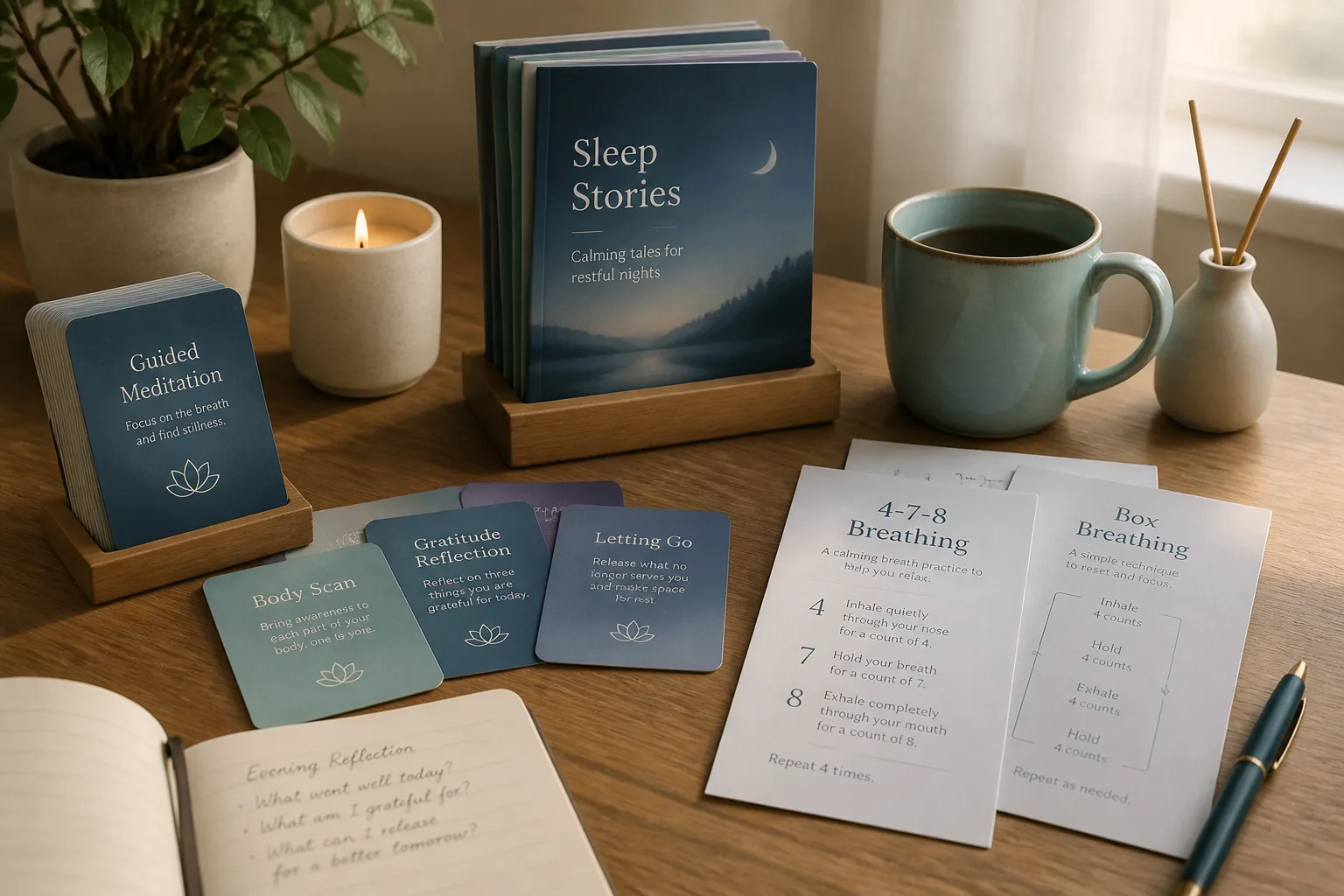 Apps Like Calm inspired meditation app software preview