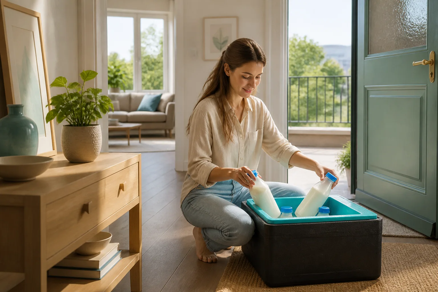 Amazon Fresh inspired last mile delivery app preview