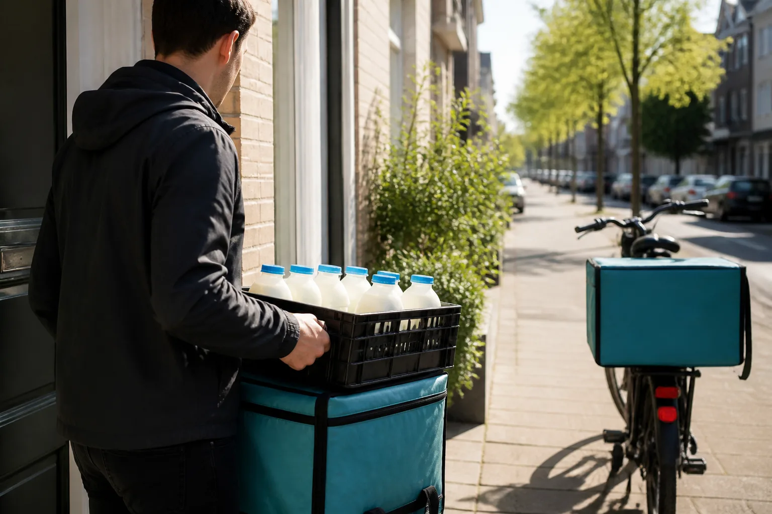 DoorDash inspired last mile delivery app preview