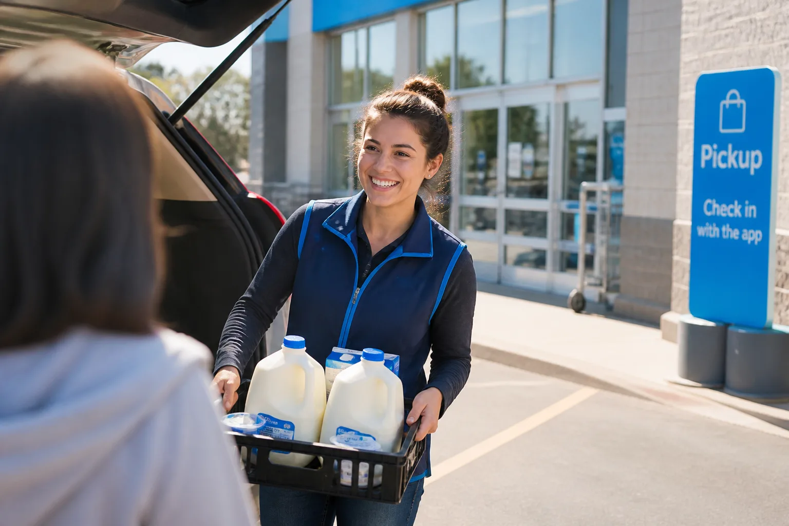 Walmart Grocery inspired last mile delivery app preview