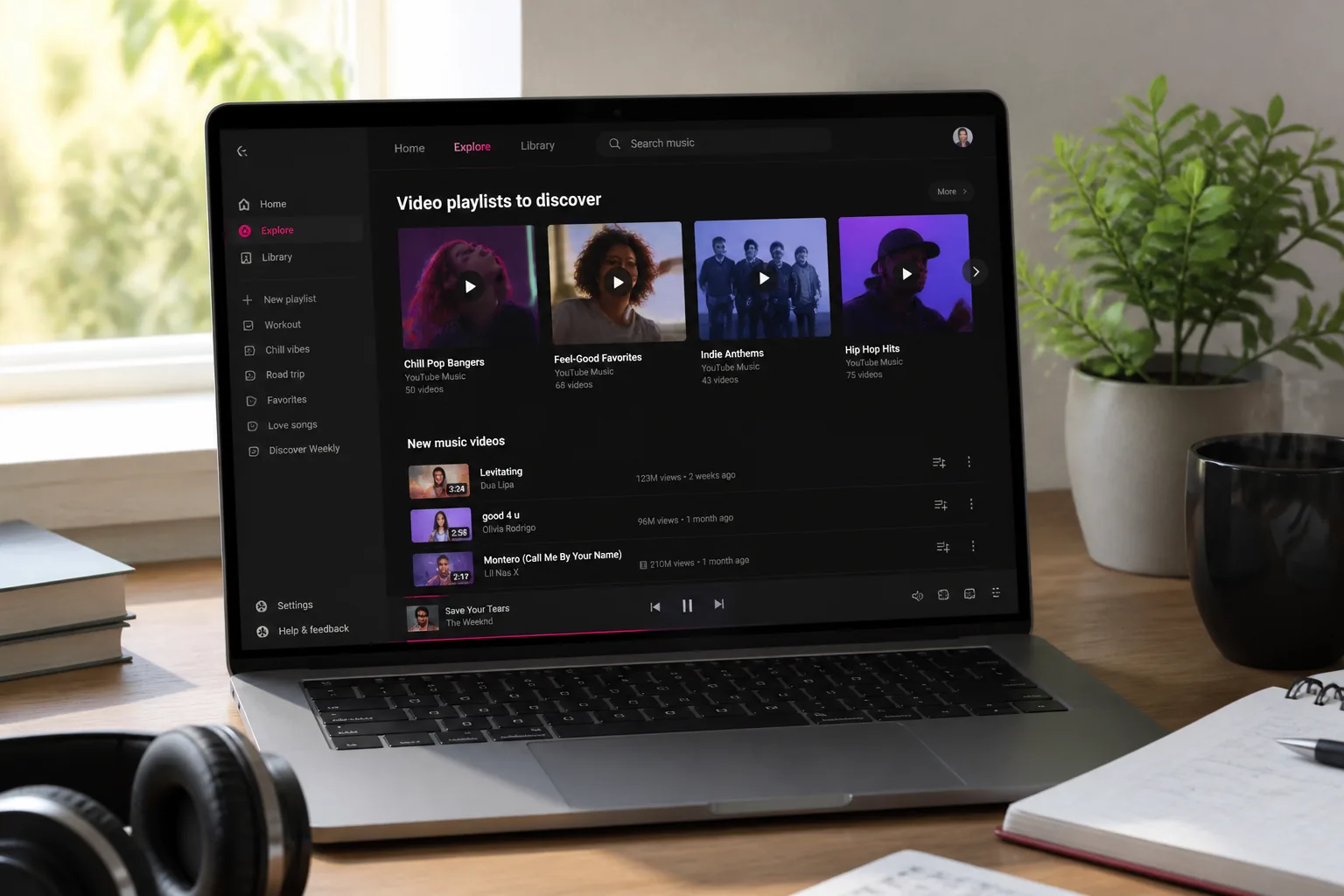 YouTube Music inspired last mile delivery app preview
