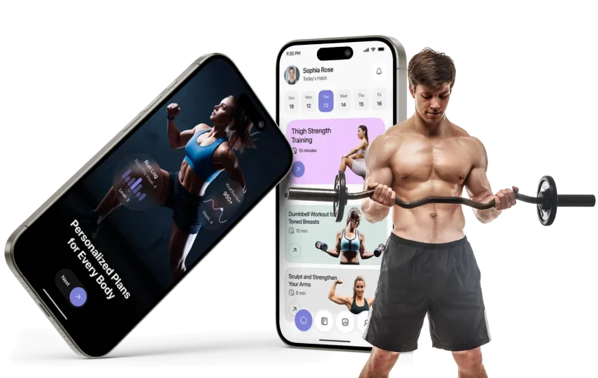 Launch a Fitness App Your Users Will Love to Use Every Day - From workout tracking to AI coaching, we deliver custom fitness app solutions designed for real impact and long-term retention.