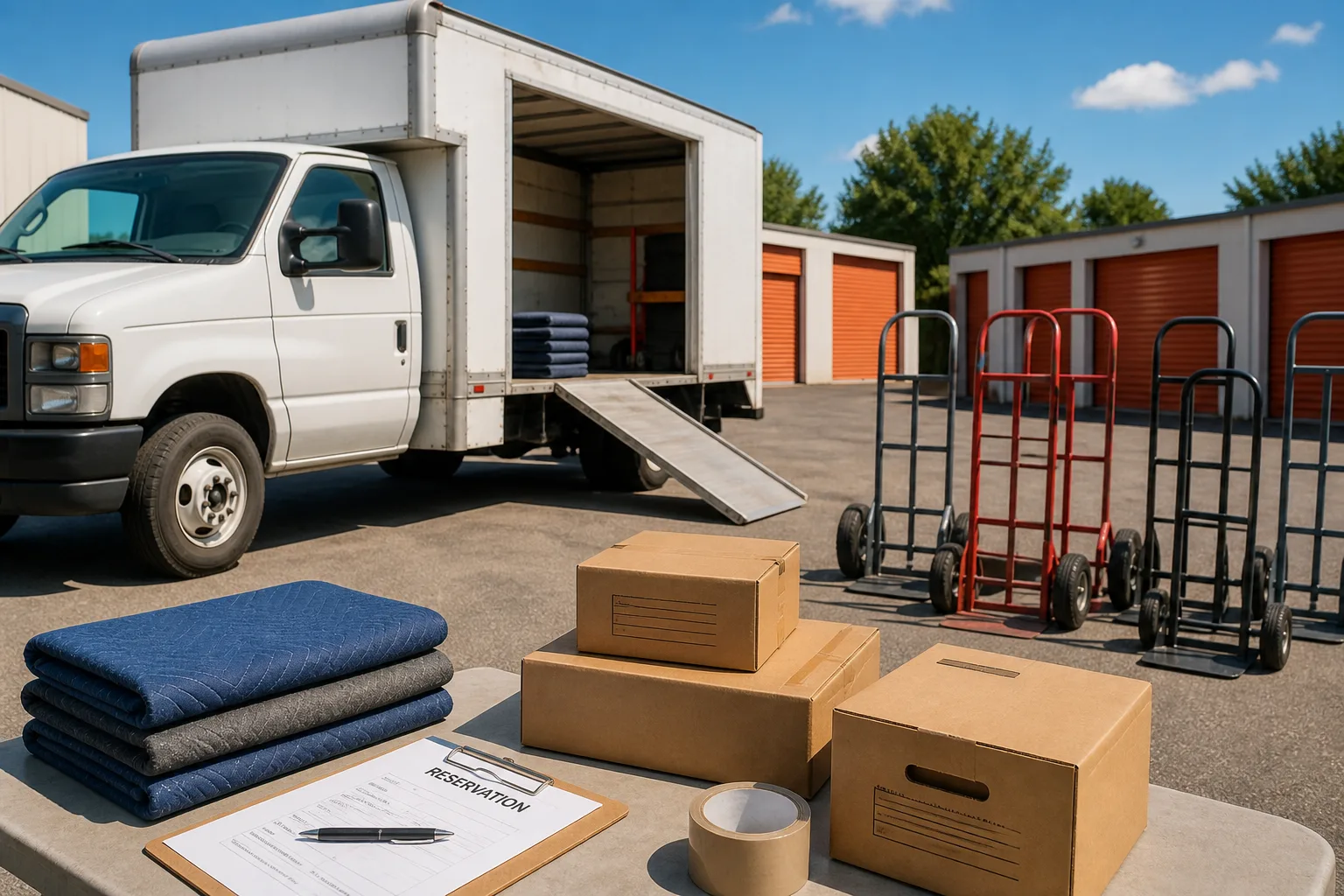 App Like U Haul inspired moving software preview