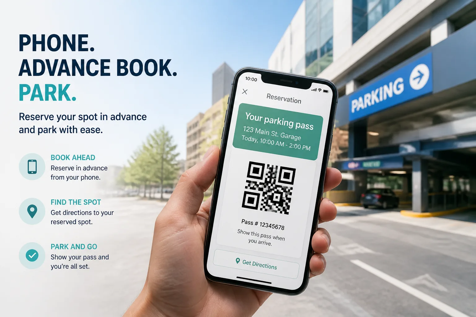 SpotHero inspired last mile delivery app preview