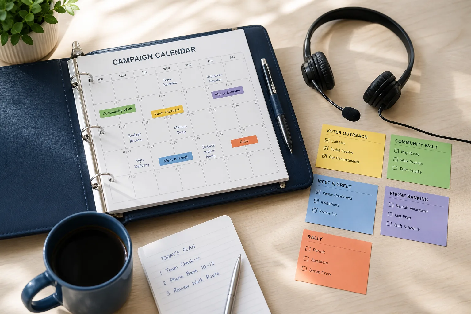 Political Campaign Management App inspired political app preview